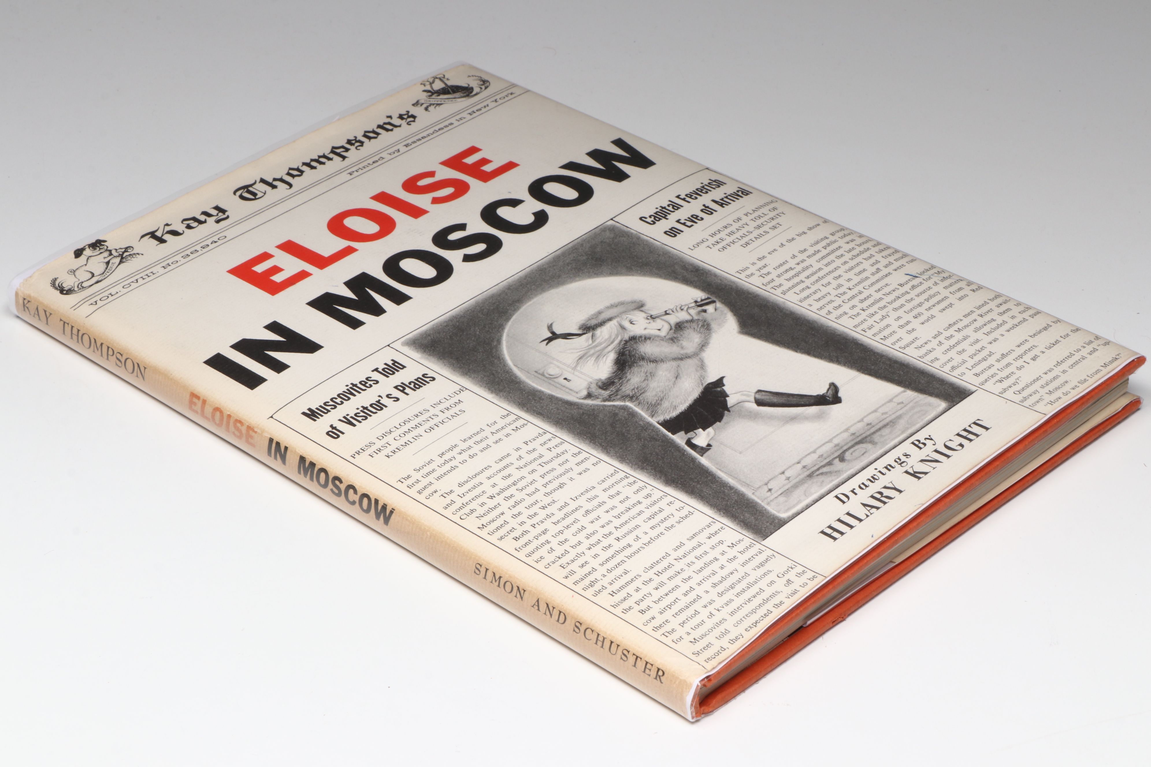 First Printing "Eloise in Moscow" by Kay Thompson, 1959