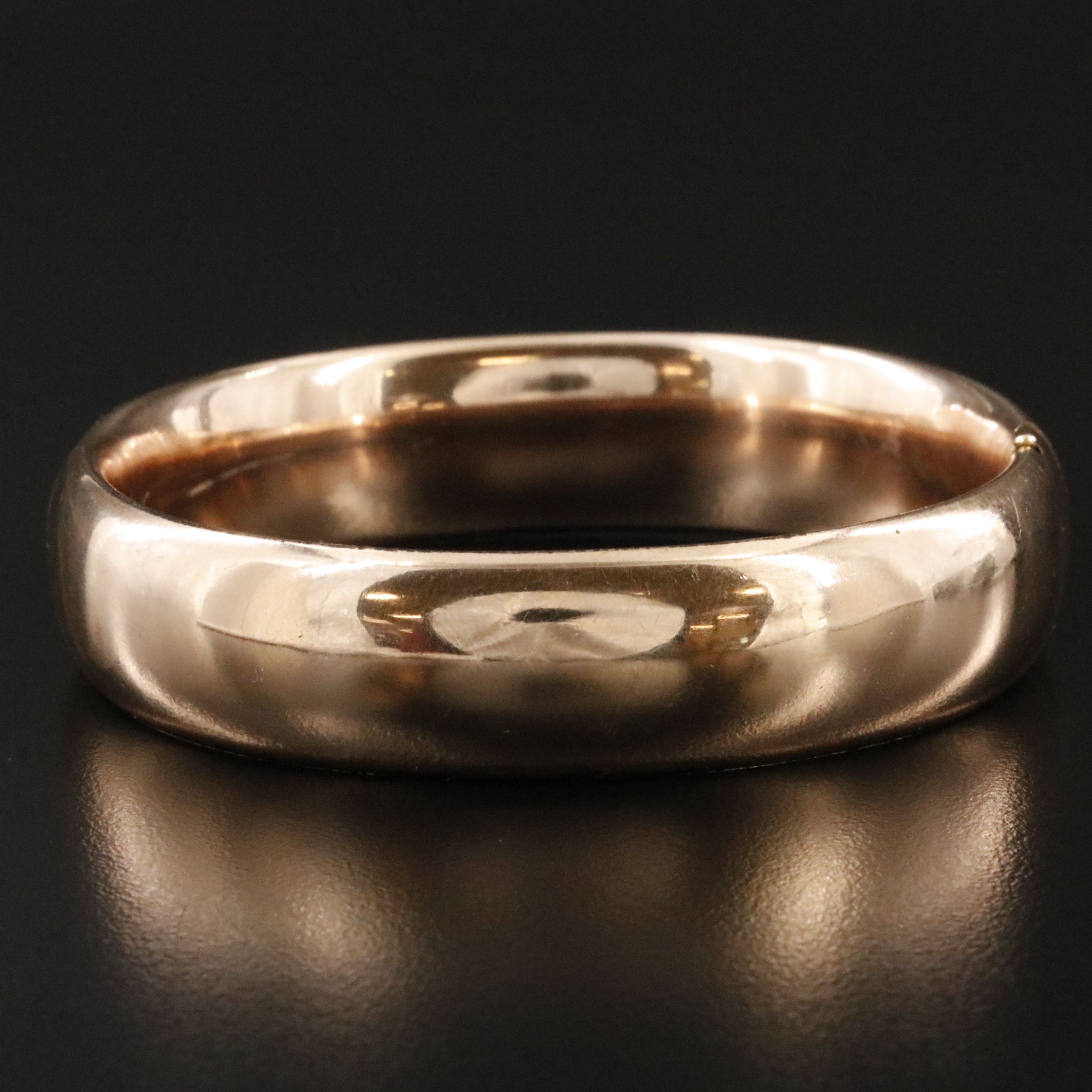 Antique Engraved and Stampwork Feather Bracelet