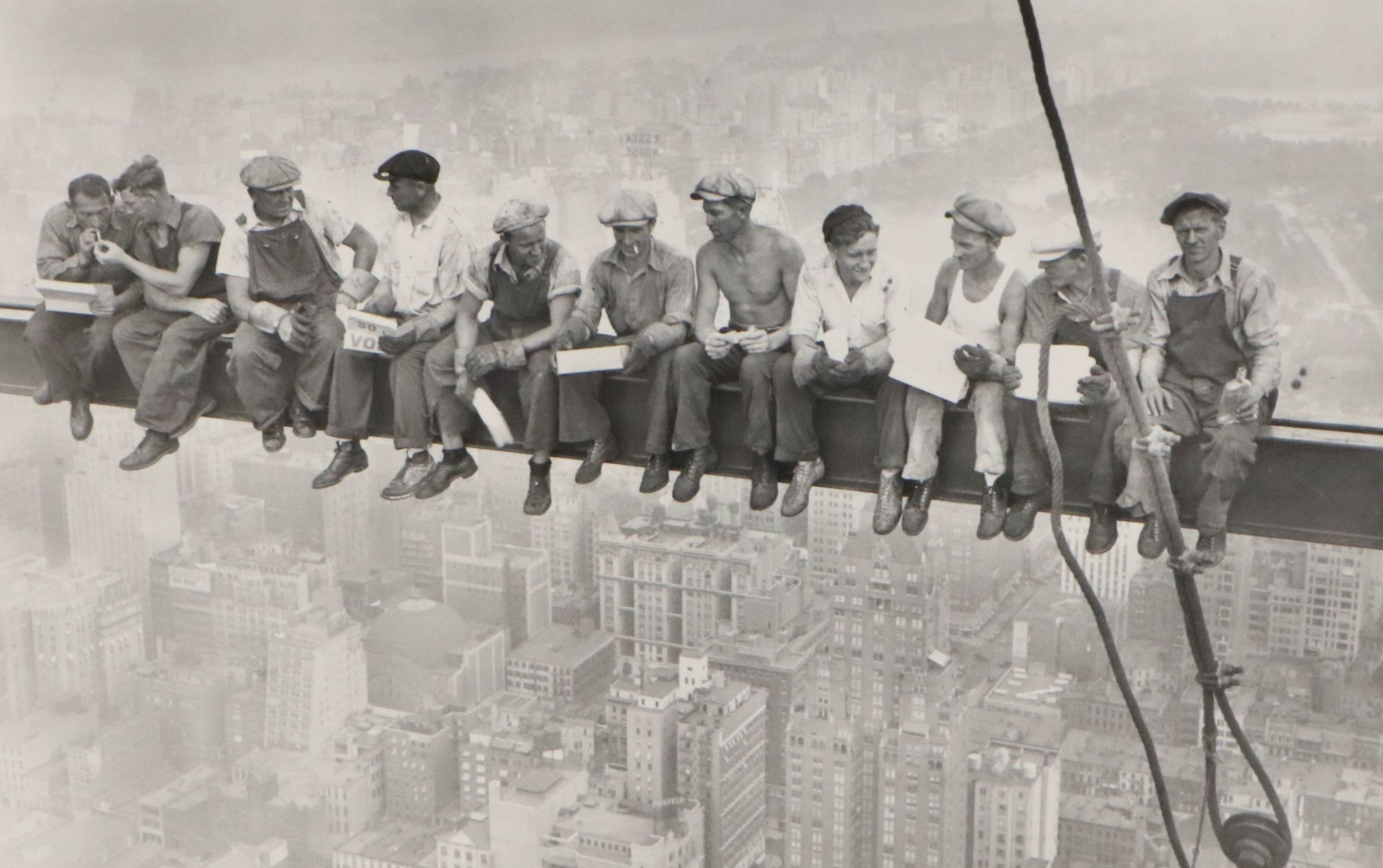 Offset Lithograph "Rockefeller Center, 1932", 1990