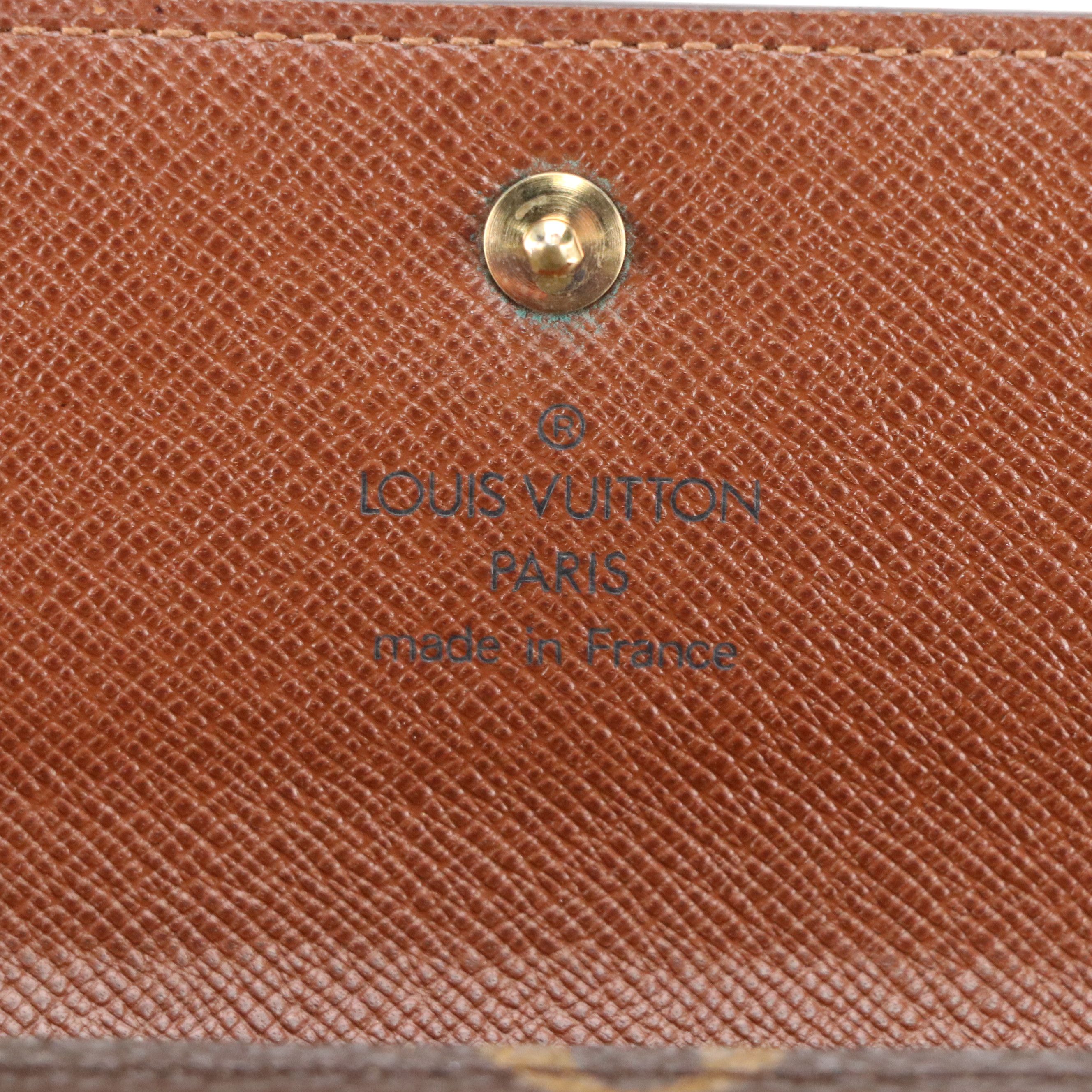 Louis Vuitton Porte-Trésor and ID Case in Monogram Canvas with Box