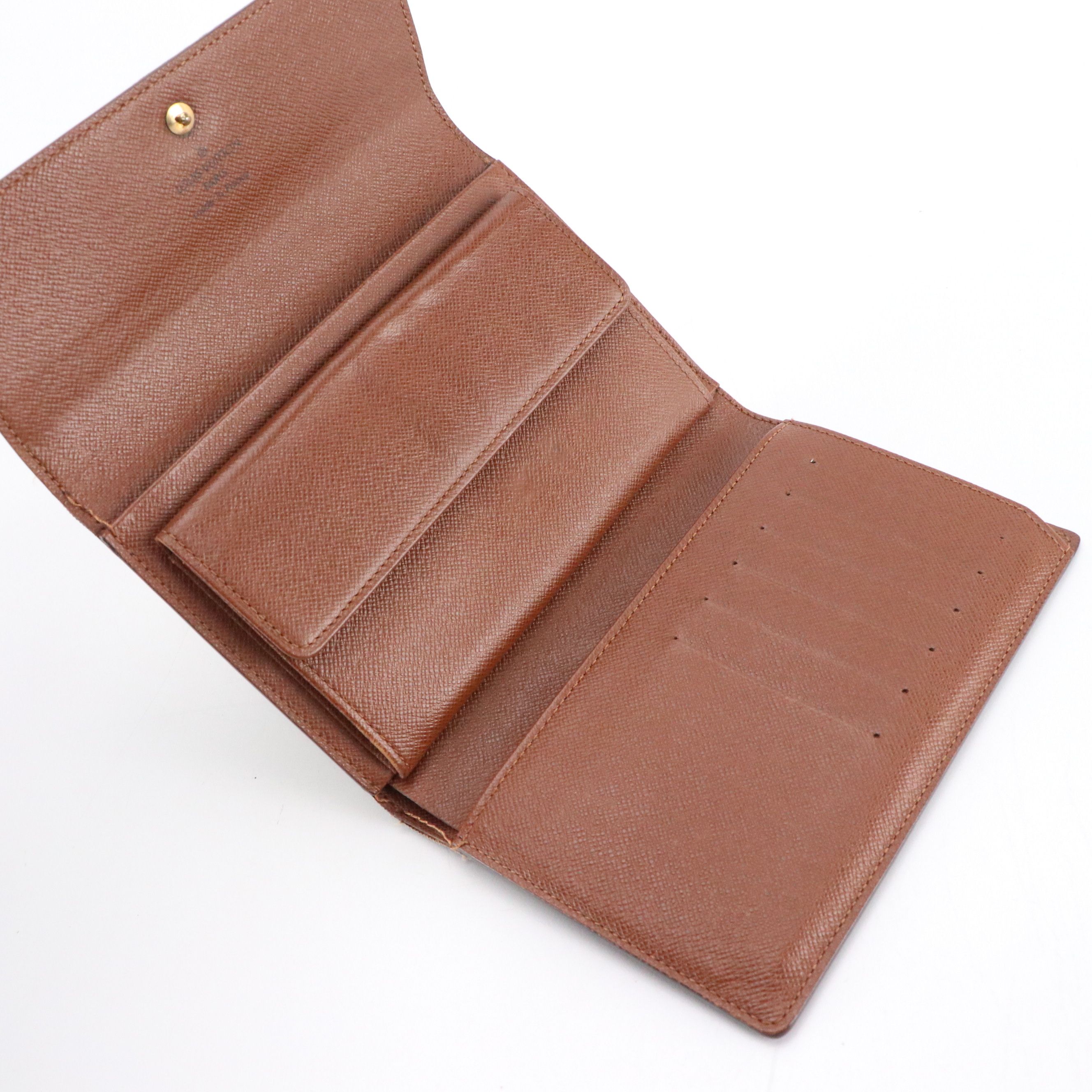 Louis Vuitton Porte-Trésor and ID Case in Monogram Canvas with Box