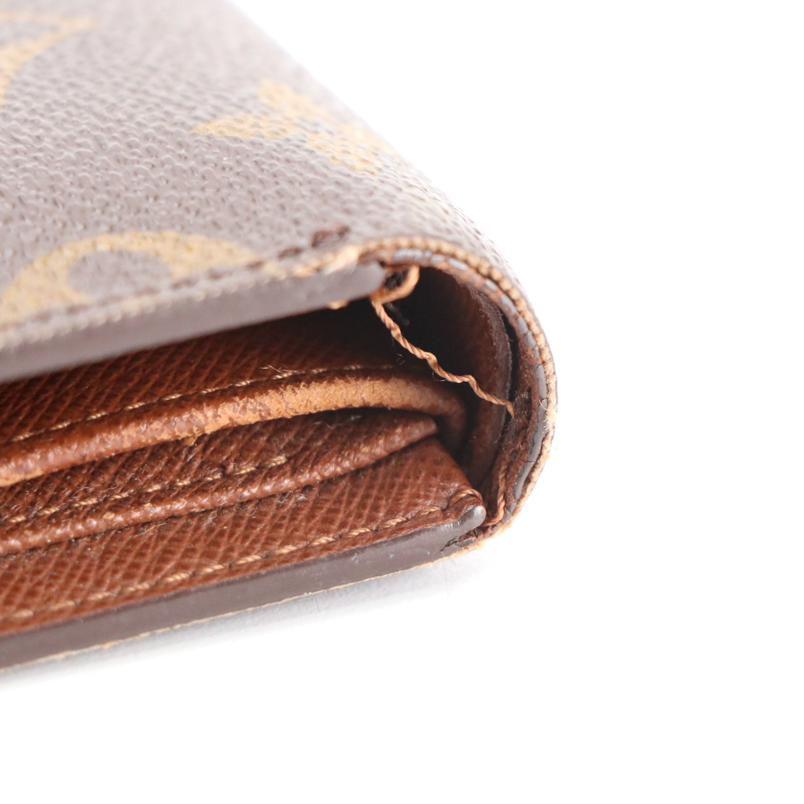 Louis Vuitton Porte-Trésor and ID Case in Monogram Canvas with Box