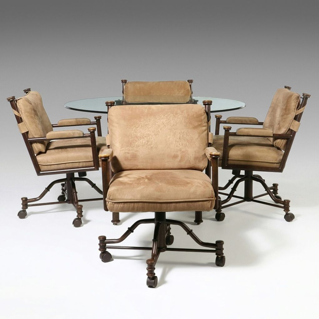 Minson Corp. Campaign Style Five-Piece Dining Set