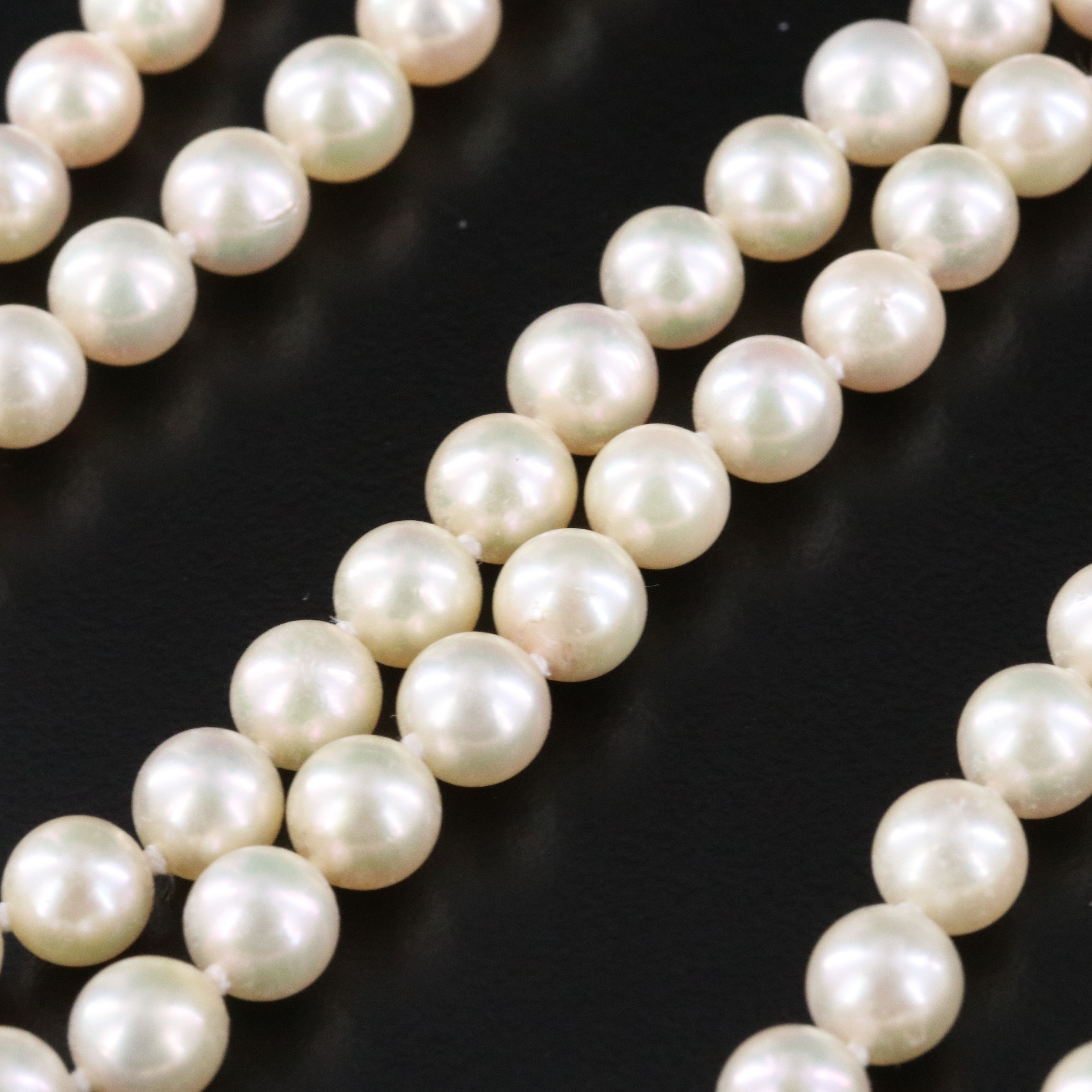 Pearl Necklace with 14K Clasp