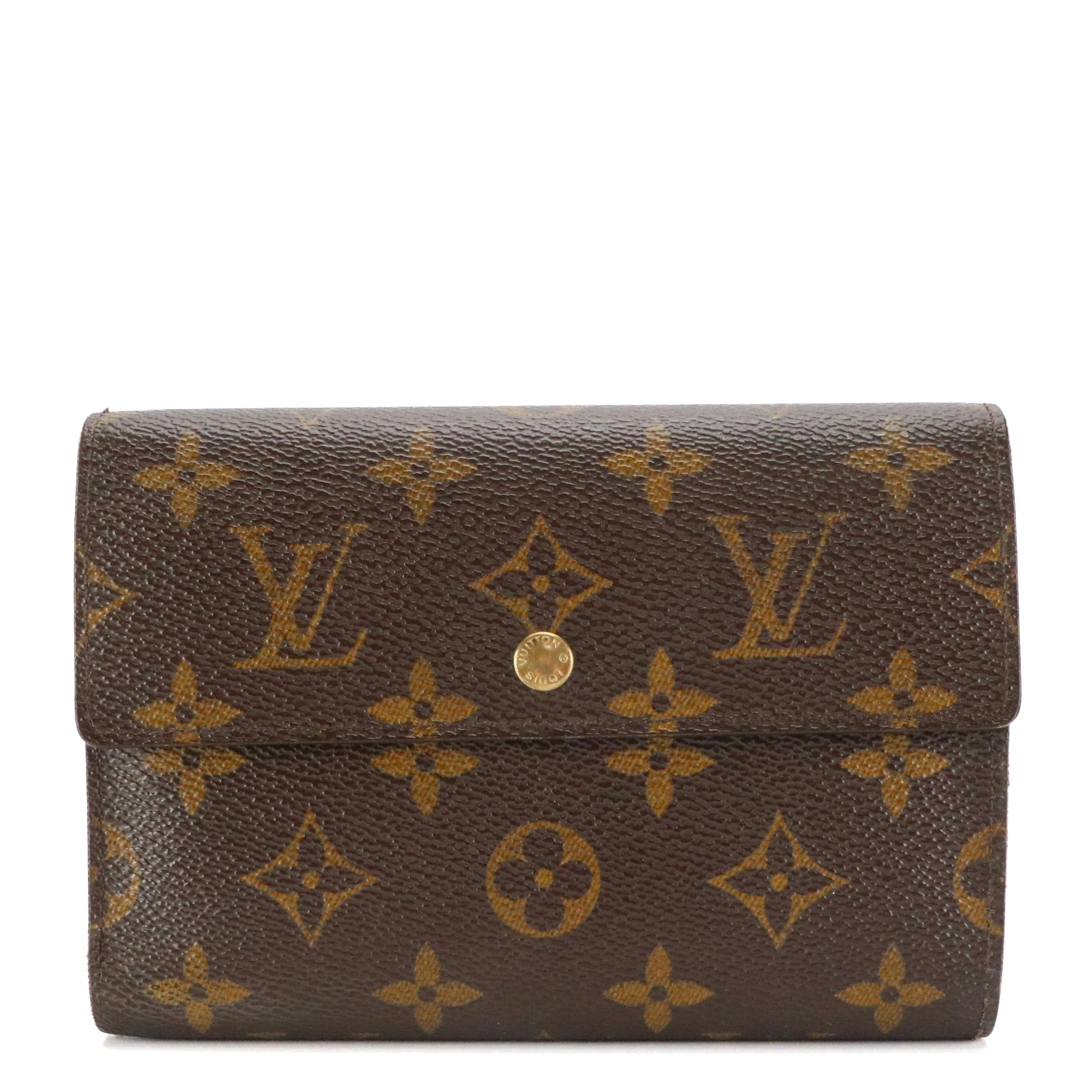 Louis Vuitton Porte-Trésor and ID Case in Monogram Canvas with Box