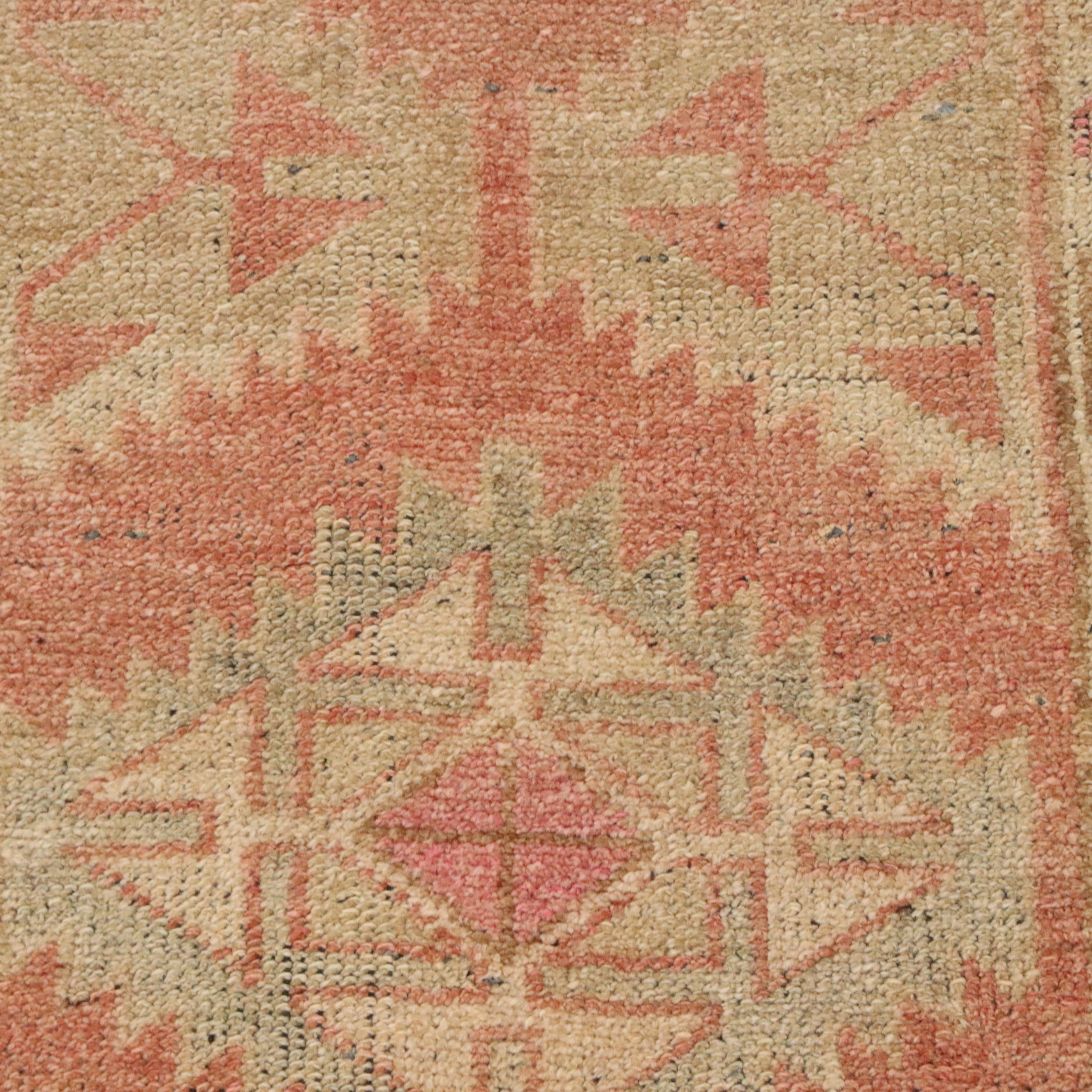 2'3 x 13'3 Hand-Knotted Turkish Anatolian Carpet Runner