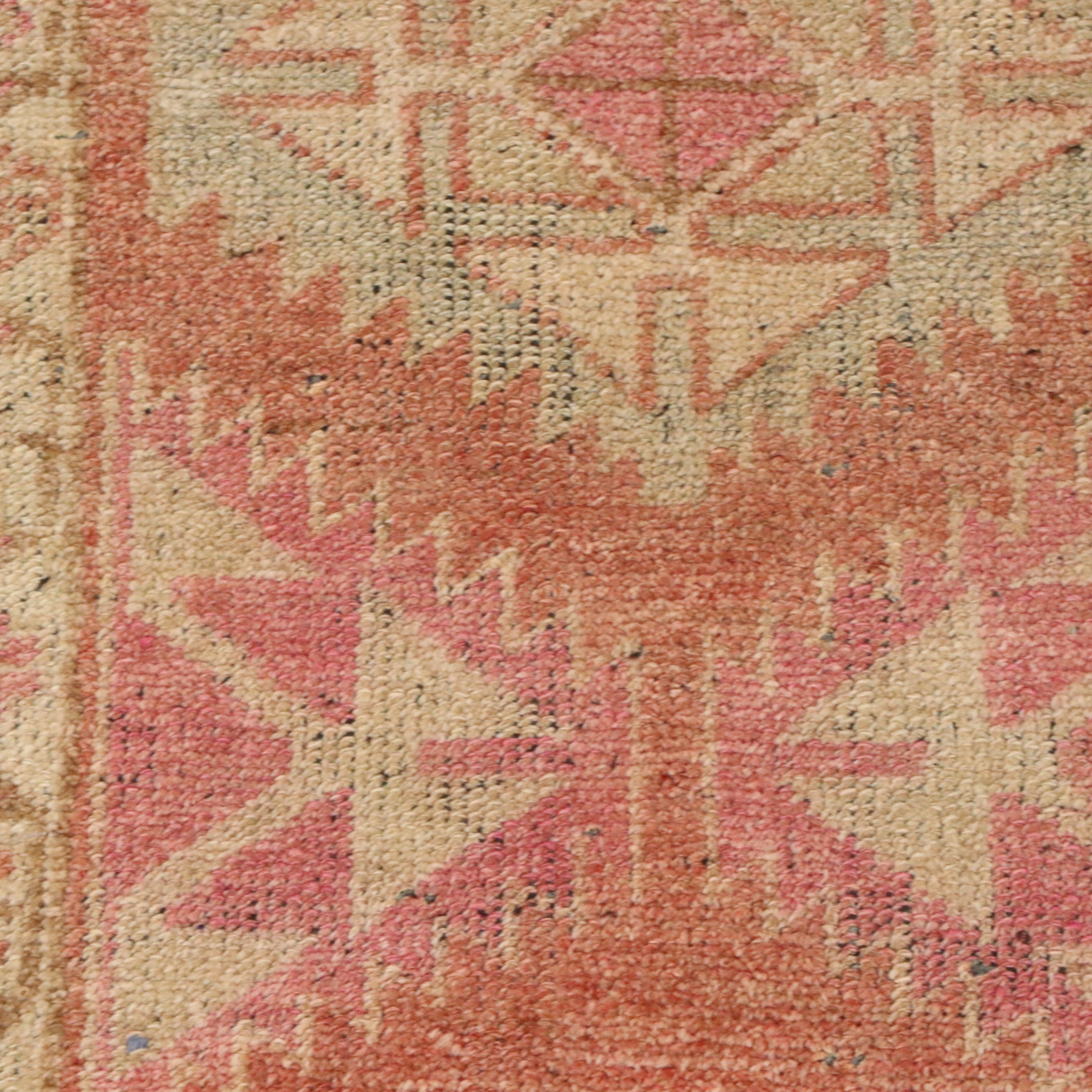 2'3 x 13'3 Hand-Knotted Turkish Anatolian Carpet Runner