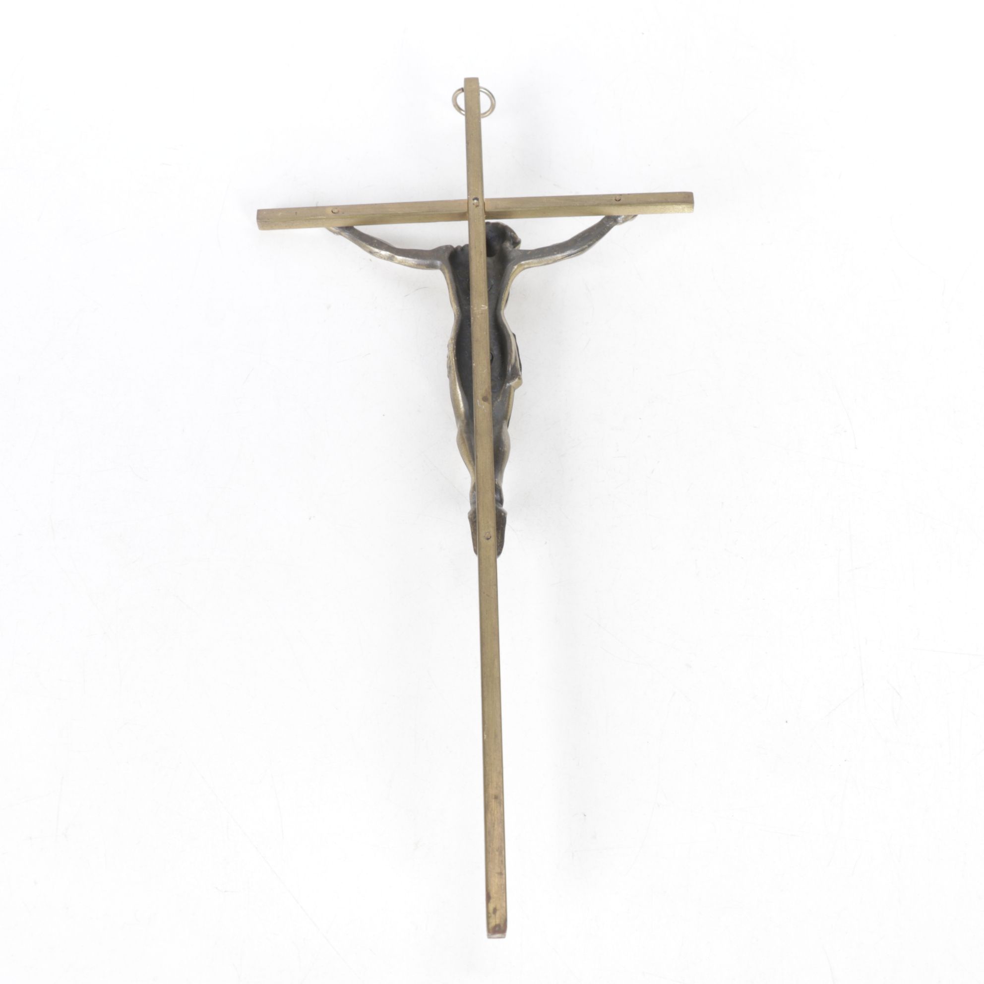 Brass Crucifix Wall Hanging Decor