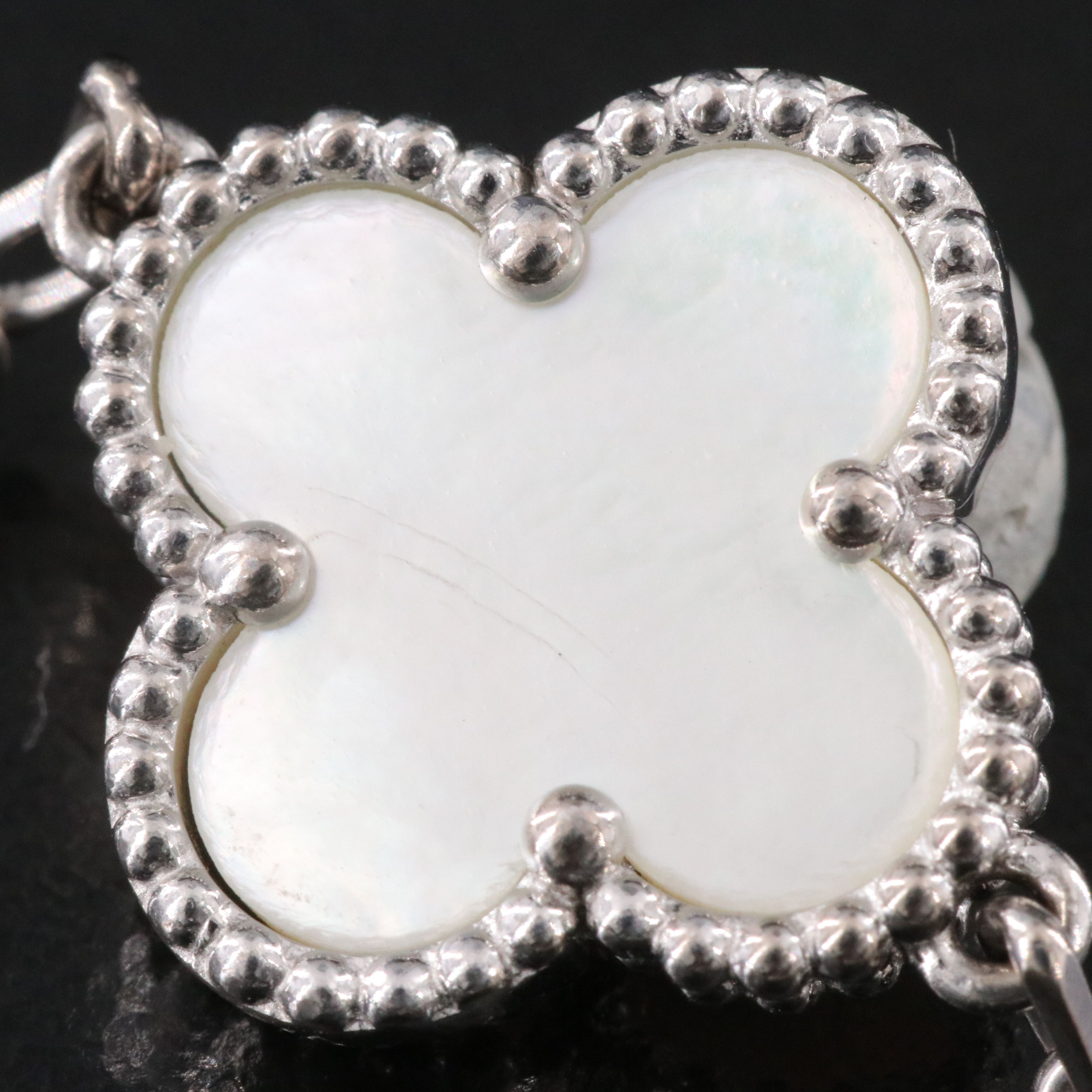 Van Cleef & Arpels Vintage Alhambra 18K 10 Motif Necklace with COA