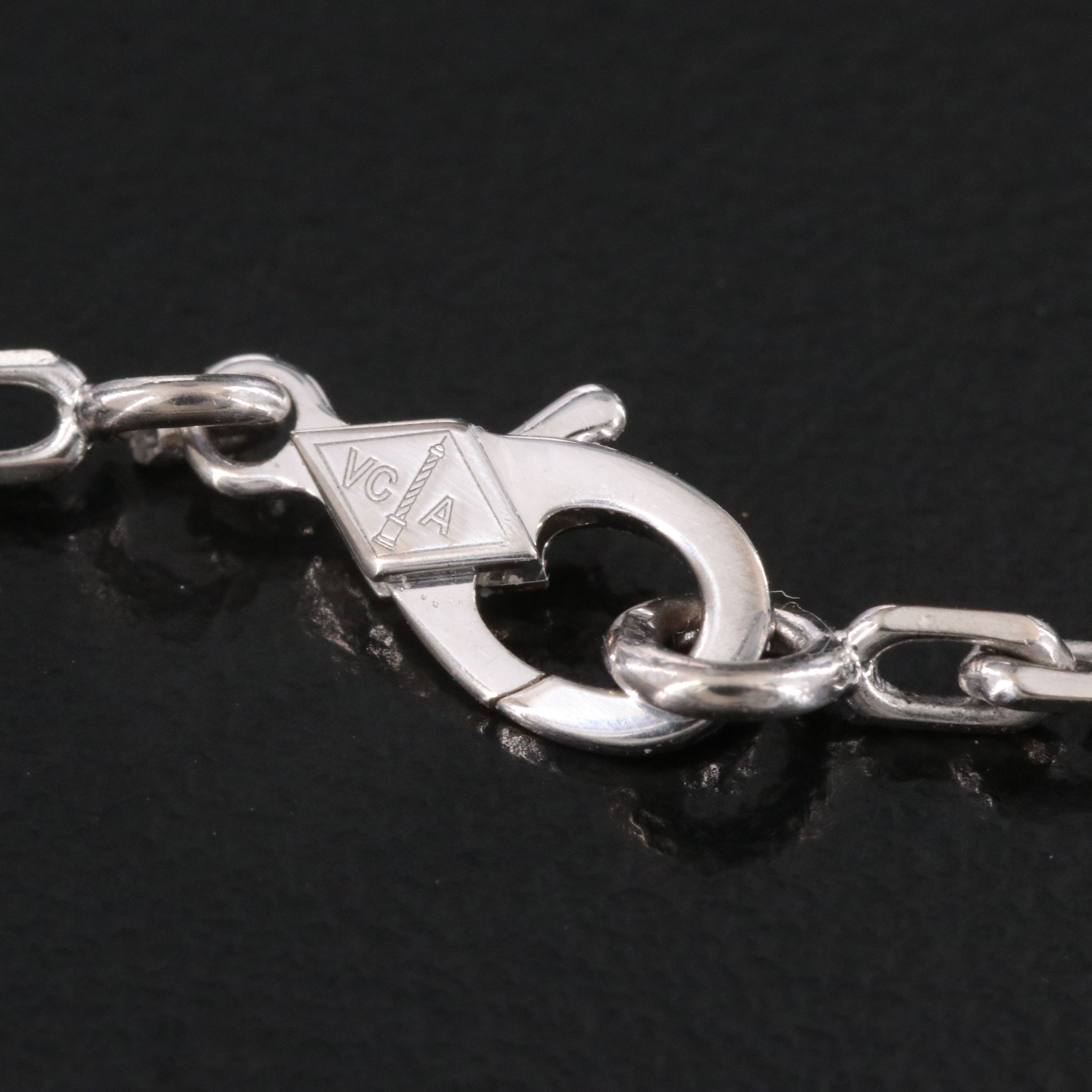 Van Cleef & Arpels Vintage Alhambra 18K 10 Motif Necklace with COA