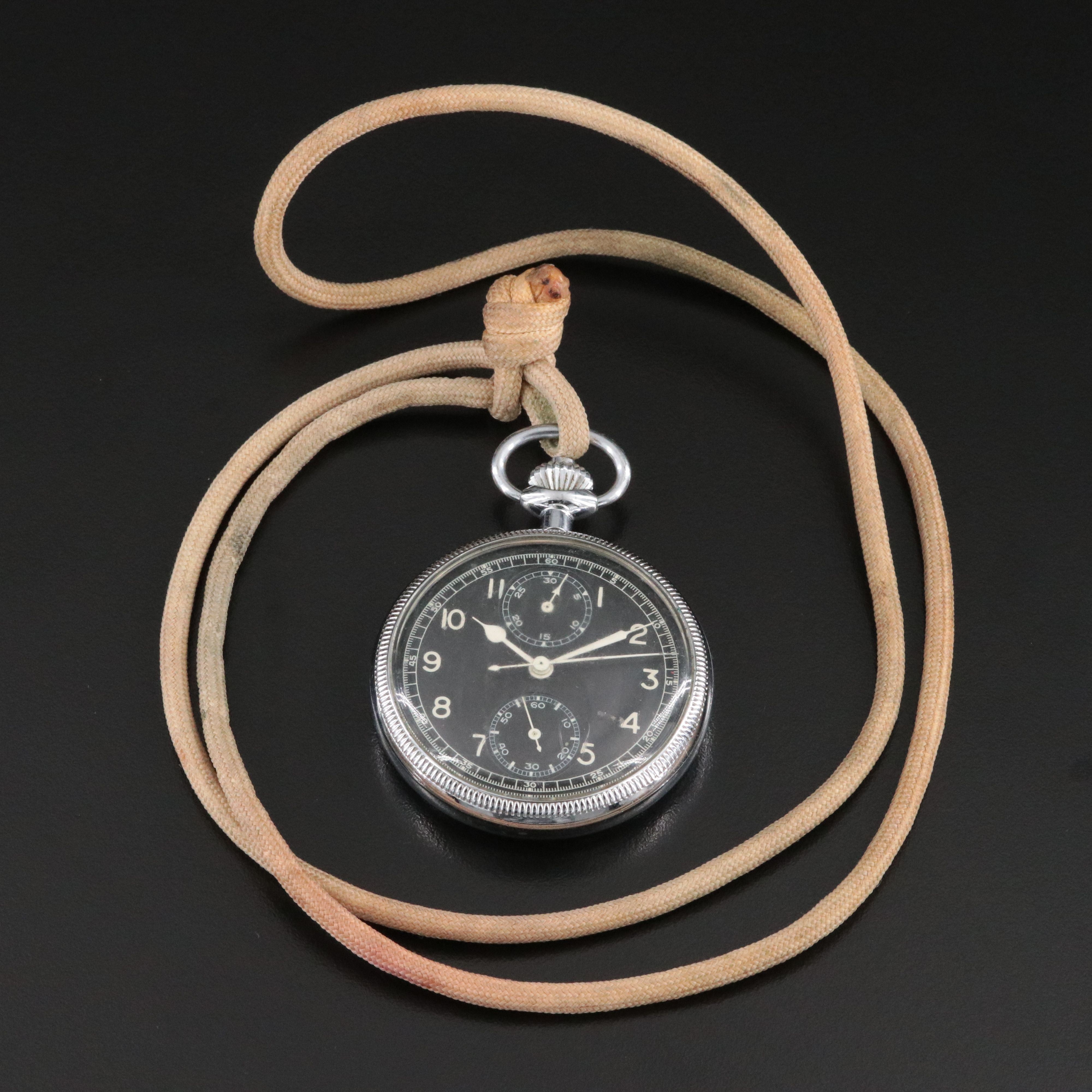 Wakmann U.S. Military Navigational Stop Watch/Pocket Watch