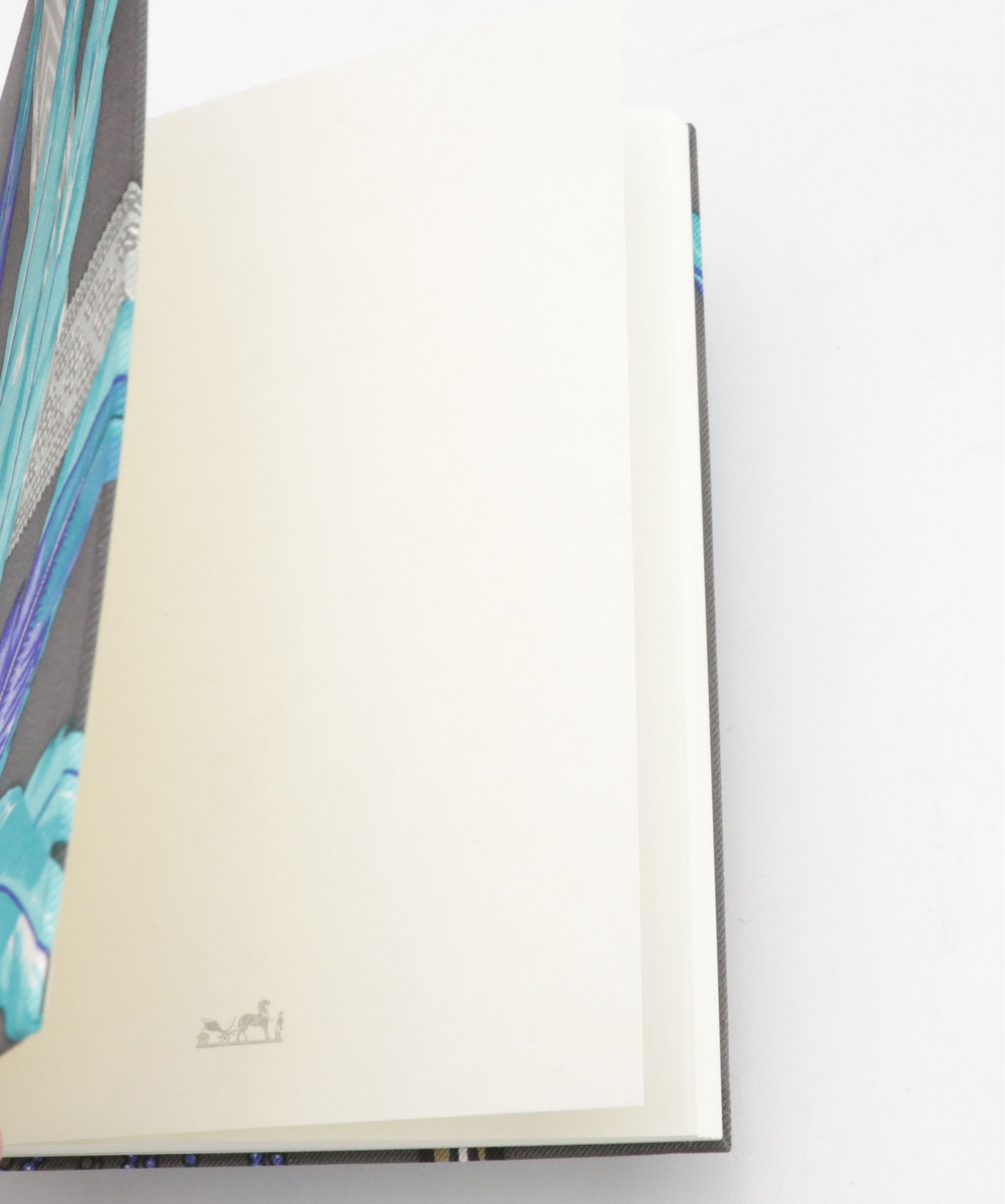 Hermès "Brazil" Silk Twill Hardcover A6 Blank Notebook with Box