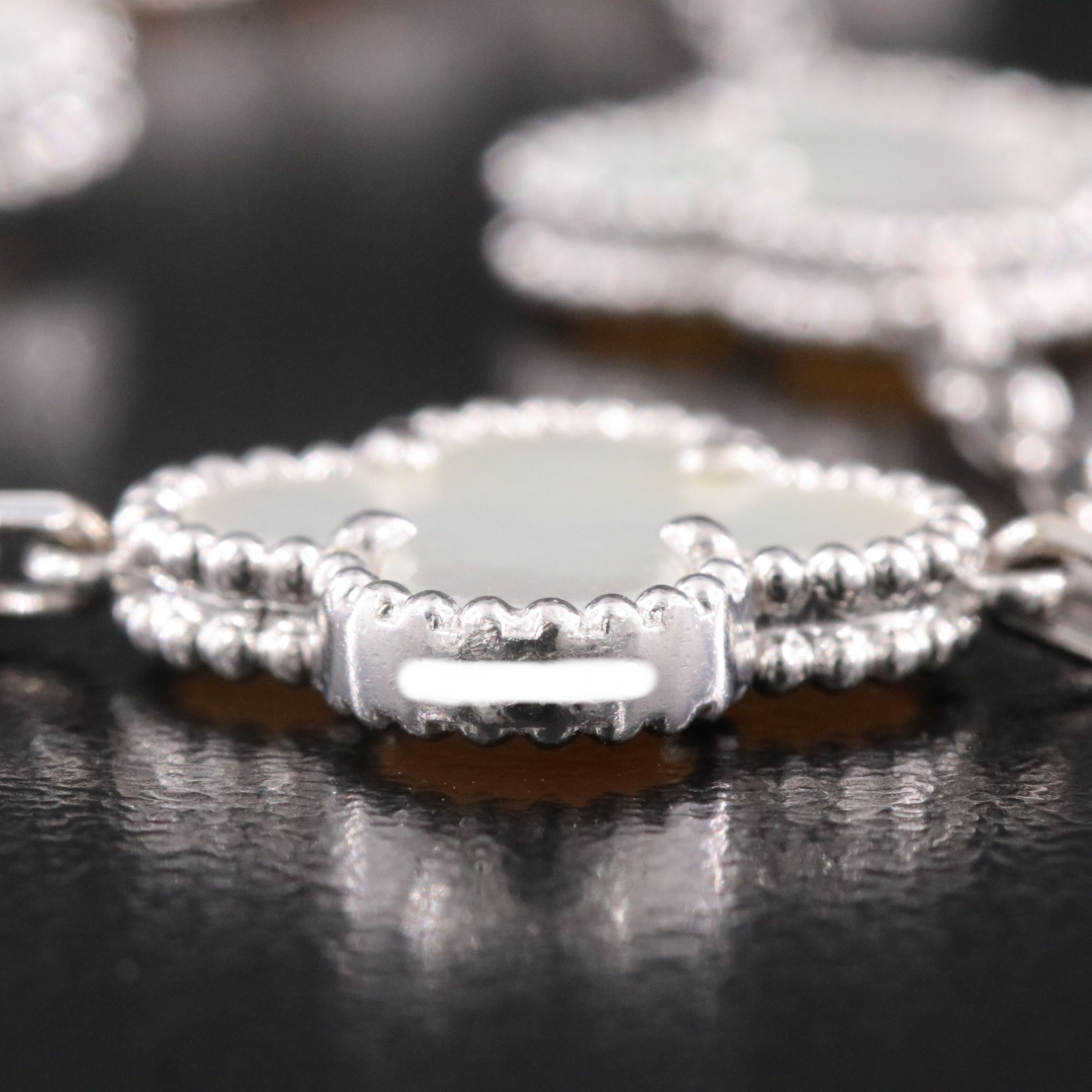 Van Cleef & Arpels Vintage Alhambra 18K 10 Motif Necklace with COA