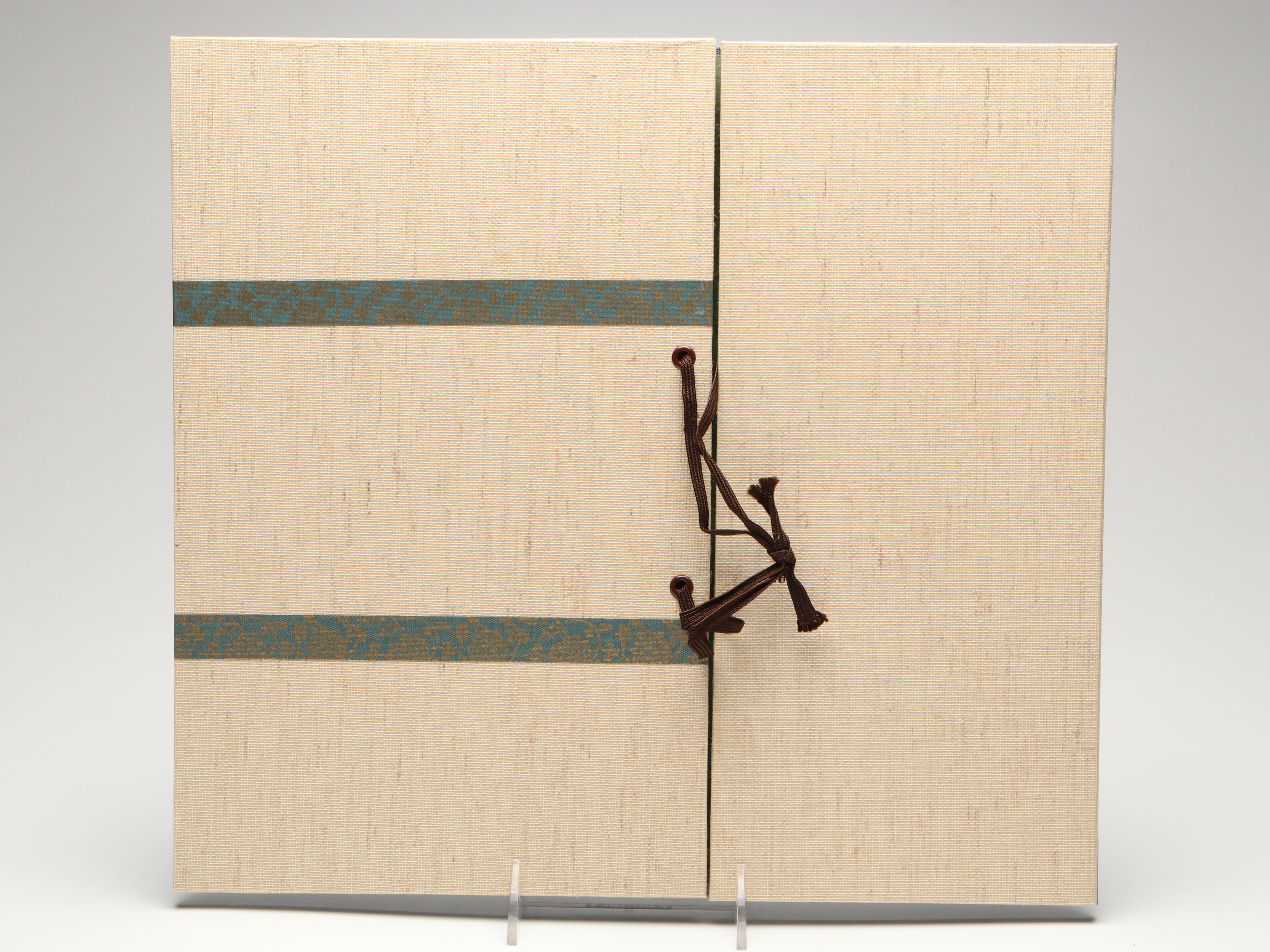 Japanese Koinobori Harie Paper Cutout Folding Board and Cat Wall Hanging