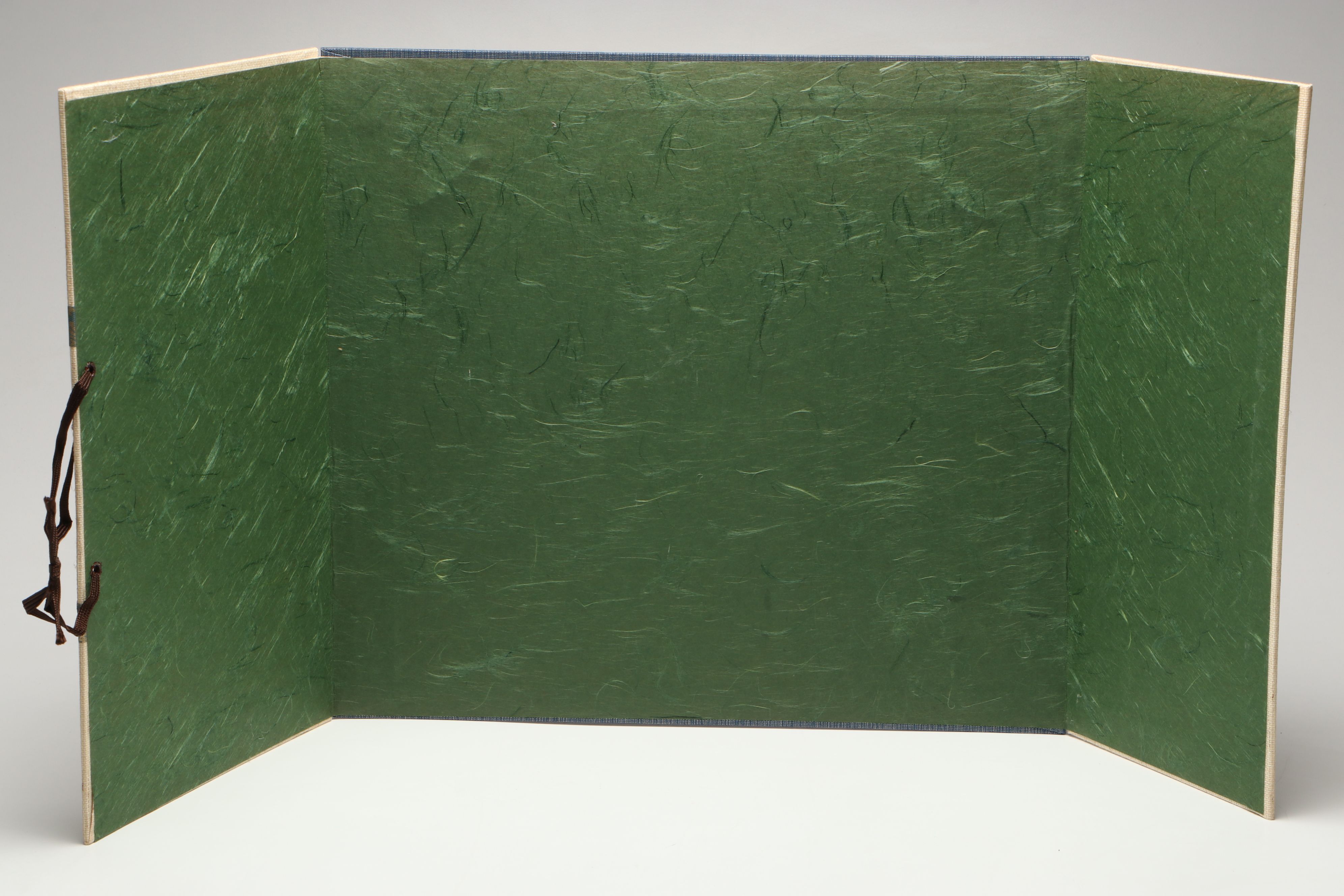 Japanese Koinobori Harie Paper Cutout Folding Board and Cat Wall Hanging