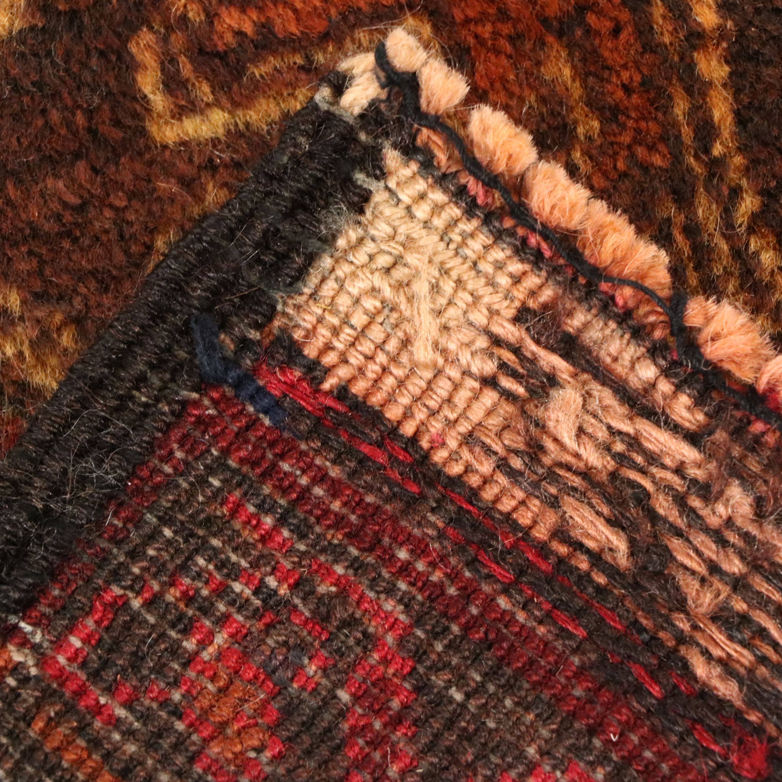2'10 x 4'10 Hand-Knotted Afghan Baluch Accent Rug