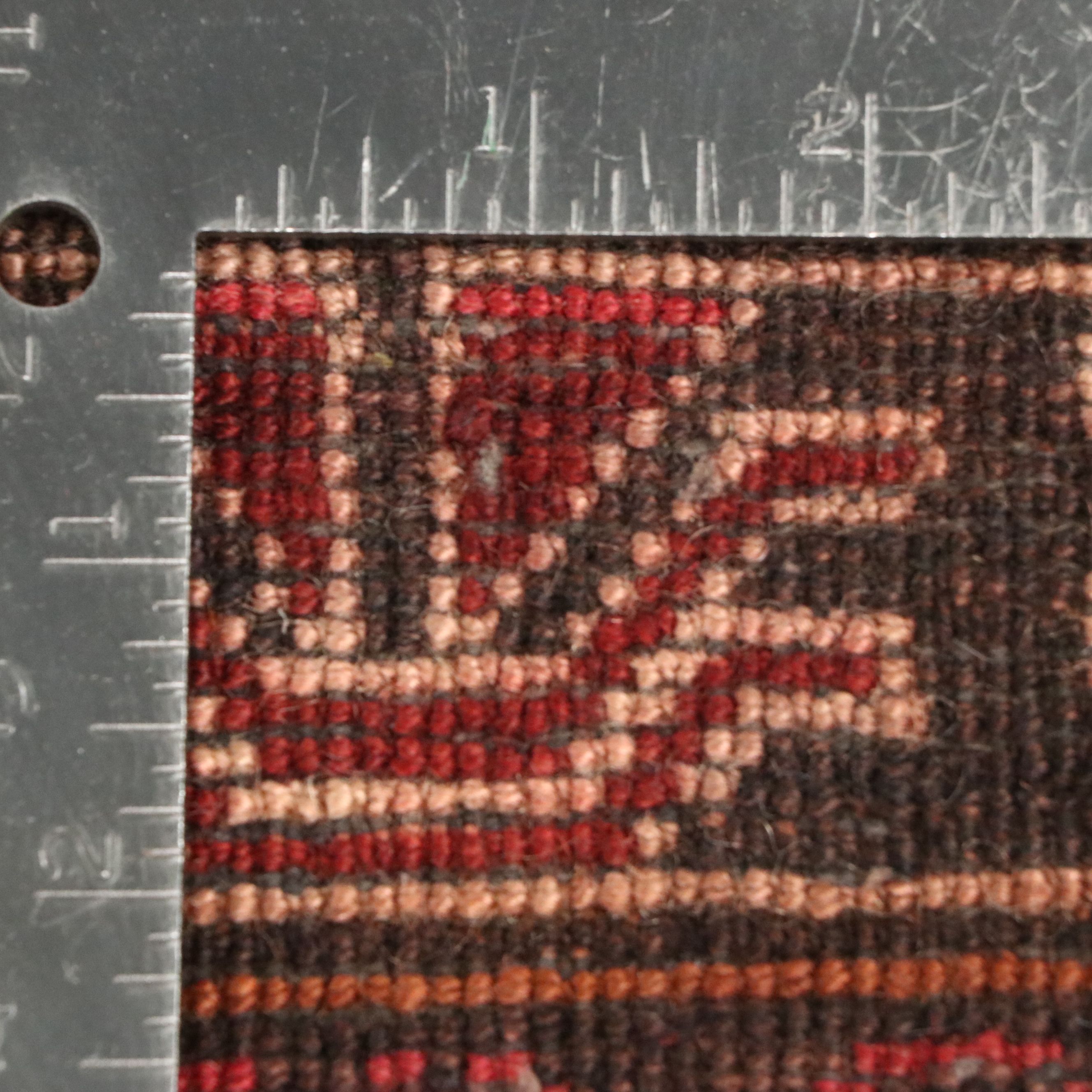 2'10 x 4'10 Hand-Knotted Afghan Baluch Accent Rug