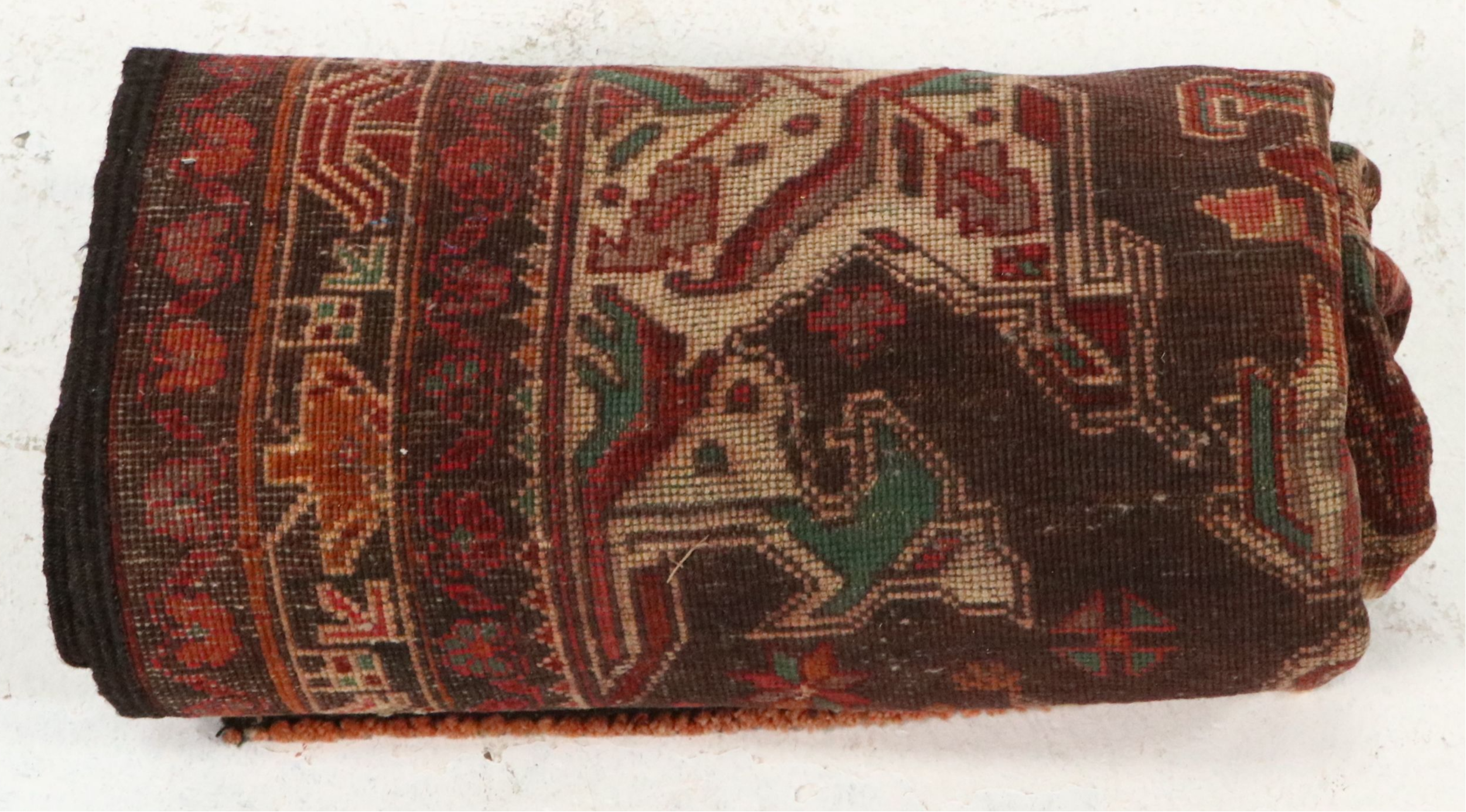 2'10 x 4'10 Hand-Knotted Afghan Baluch Accent Rug