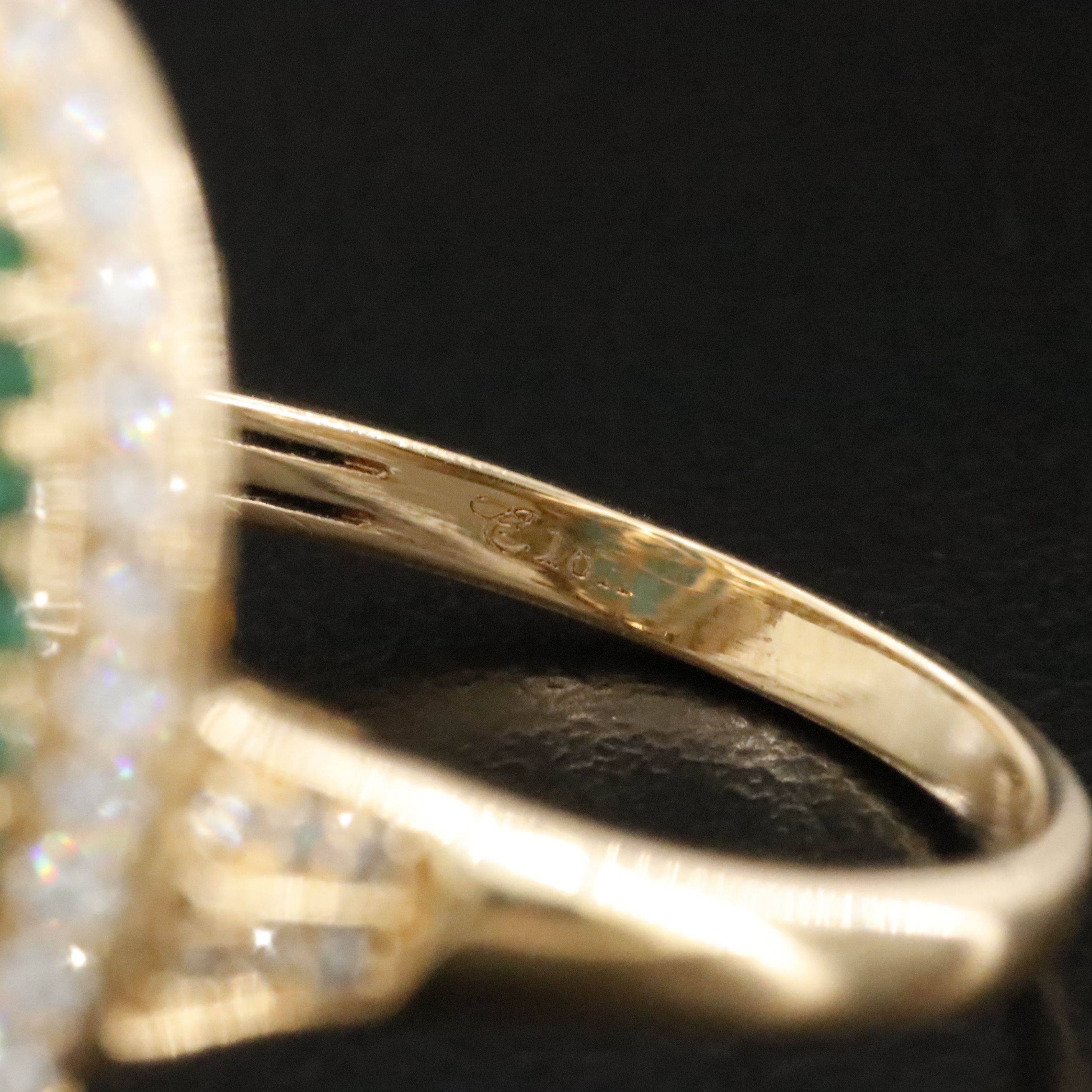 Chromia 18K Turquoise, Diamond and Emerald Ring