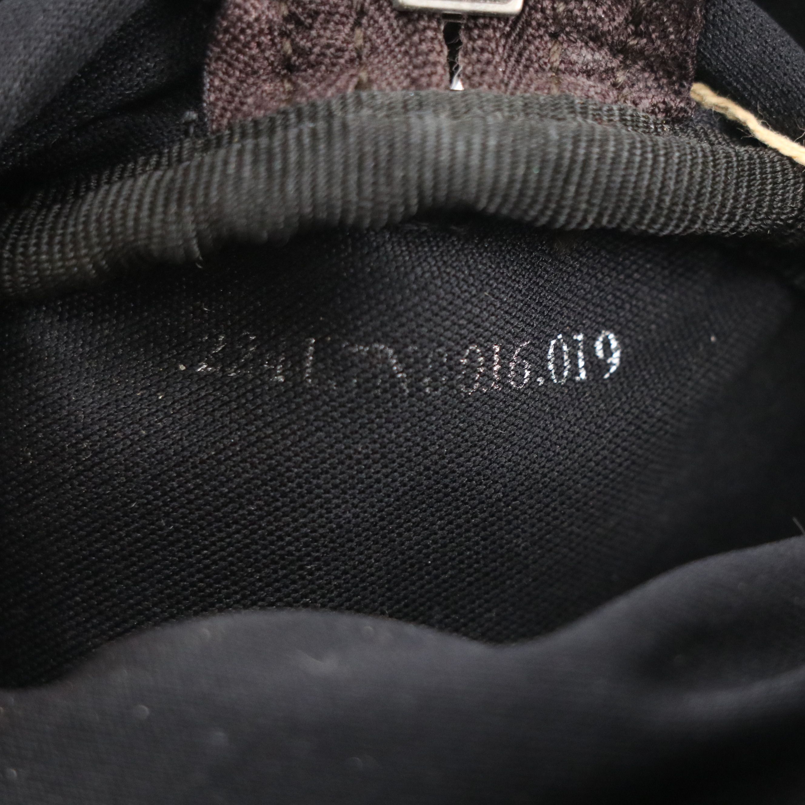 Fendi Zucchino Jacquard and Leather Small Barrel Pochette Bag