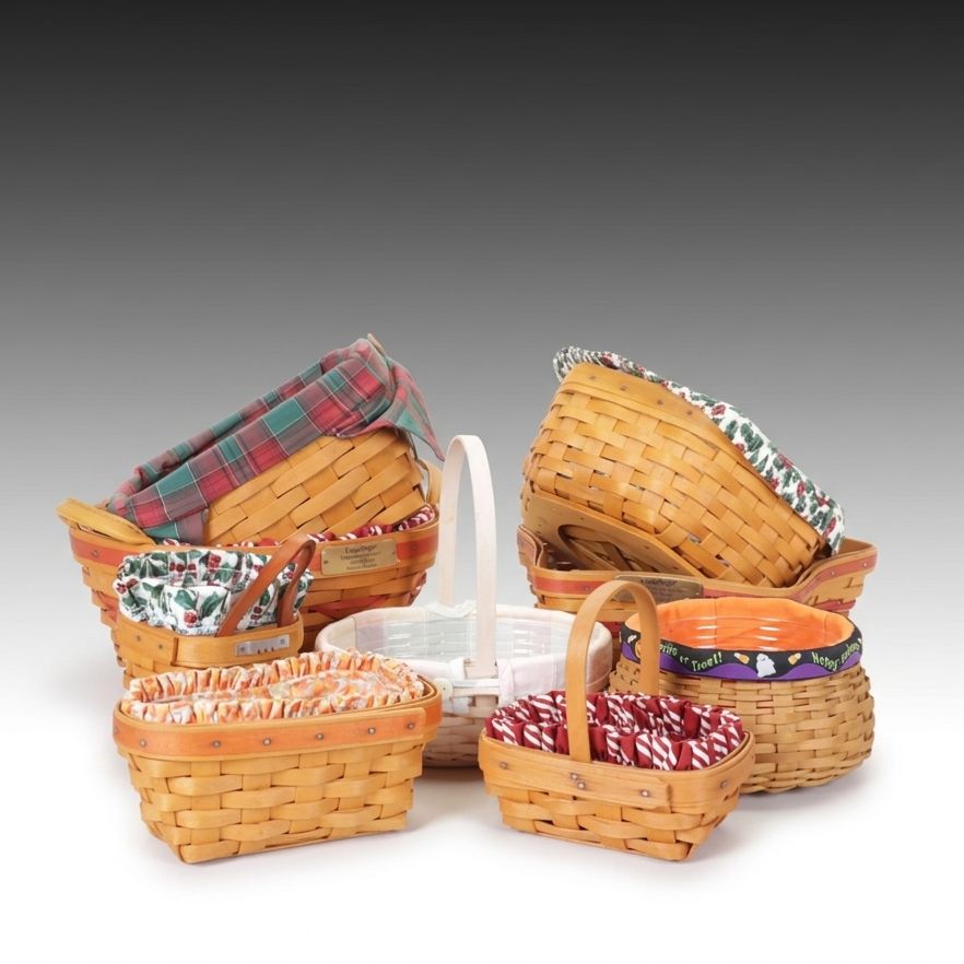 Longaberger "Shinning Star" Christmas Basket and Other Holiday Baskets