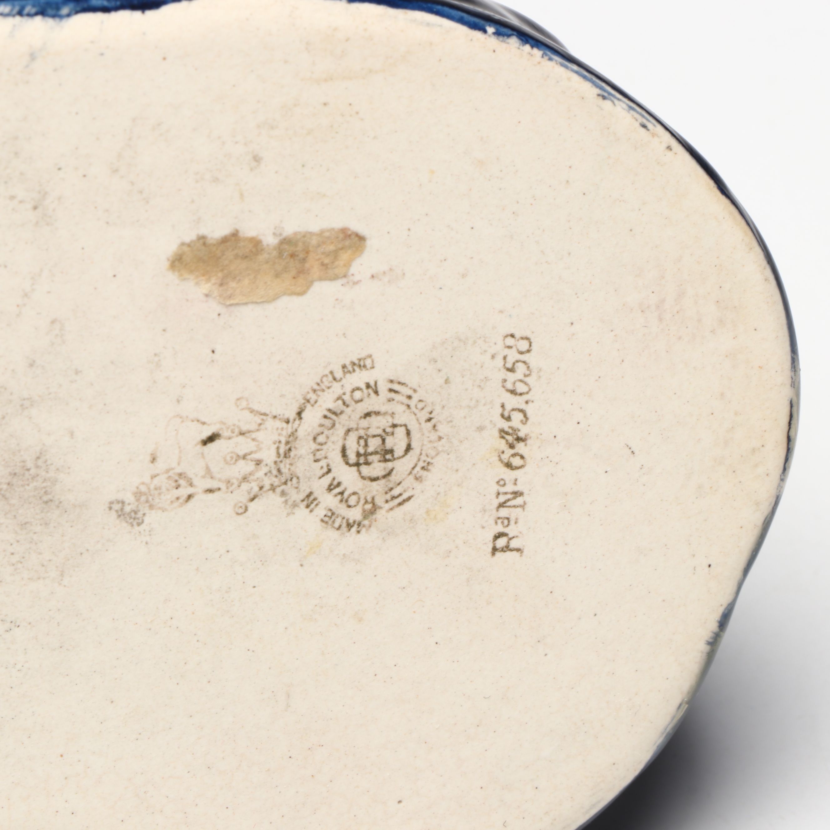 Royal Doulton "Bulldog Seated" Porcelain Figure with Other Metal Dog Doorstop