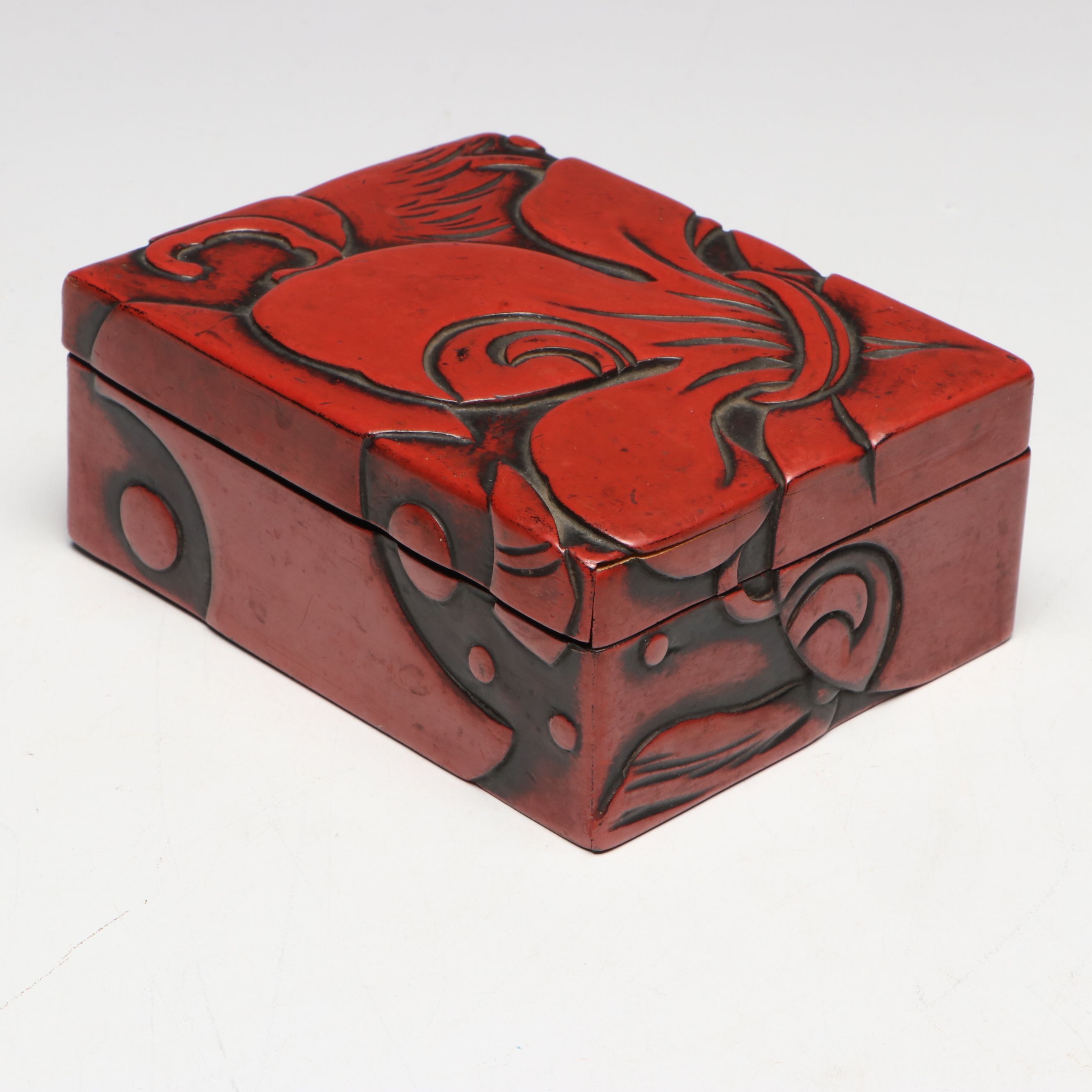 Japanese Style Enameled and Lacquer Decorative Boxes
