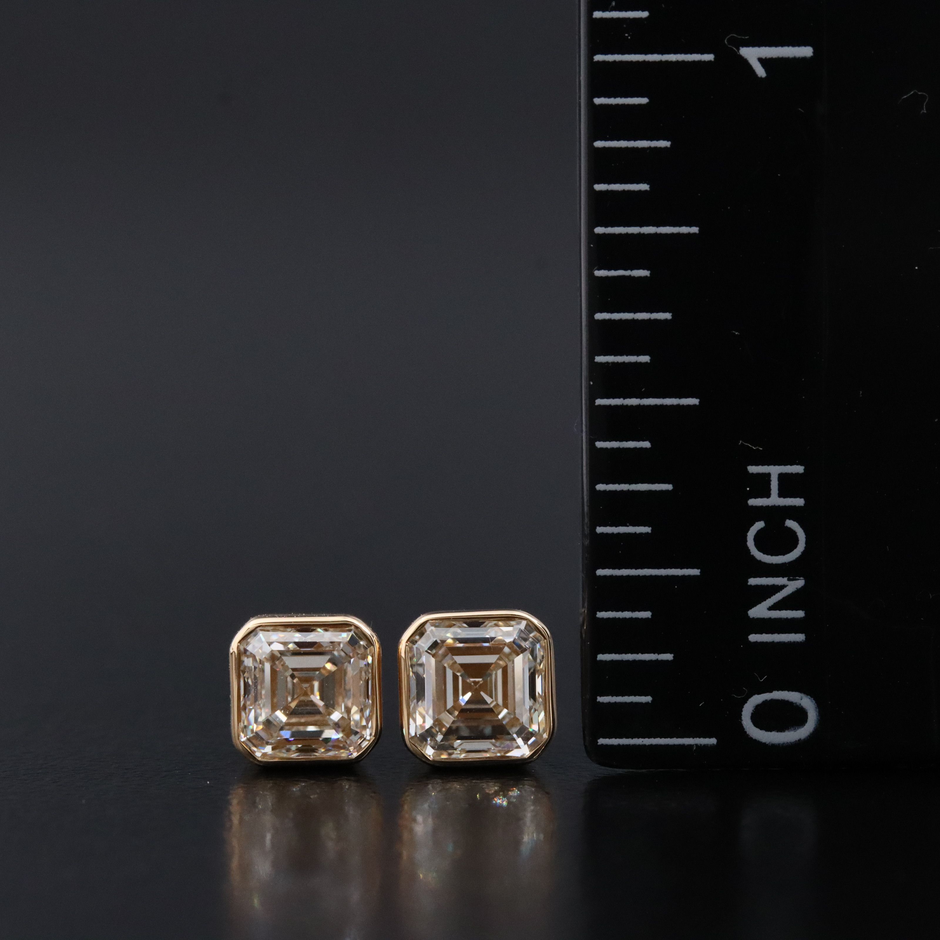 18K 1.80 CTW Diamond Solitaire Earrings with GIA Reports