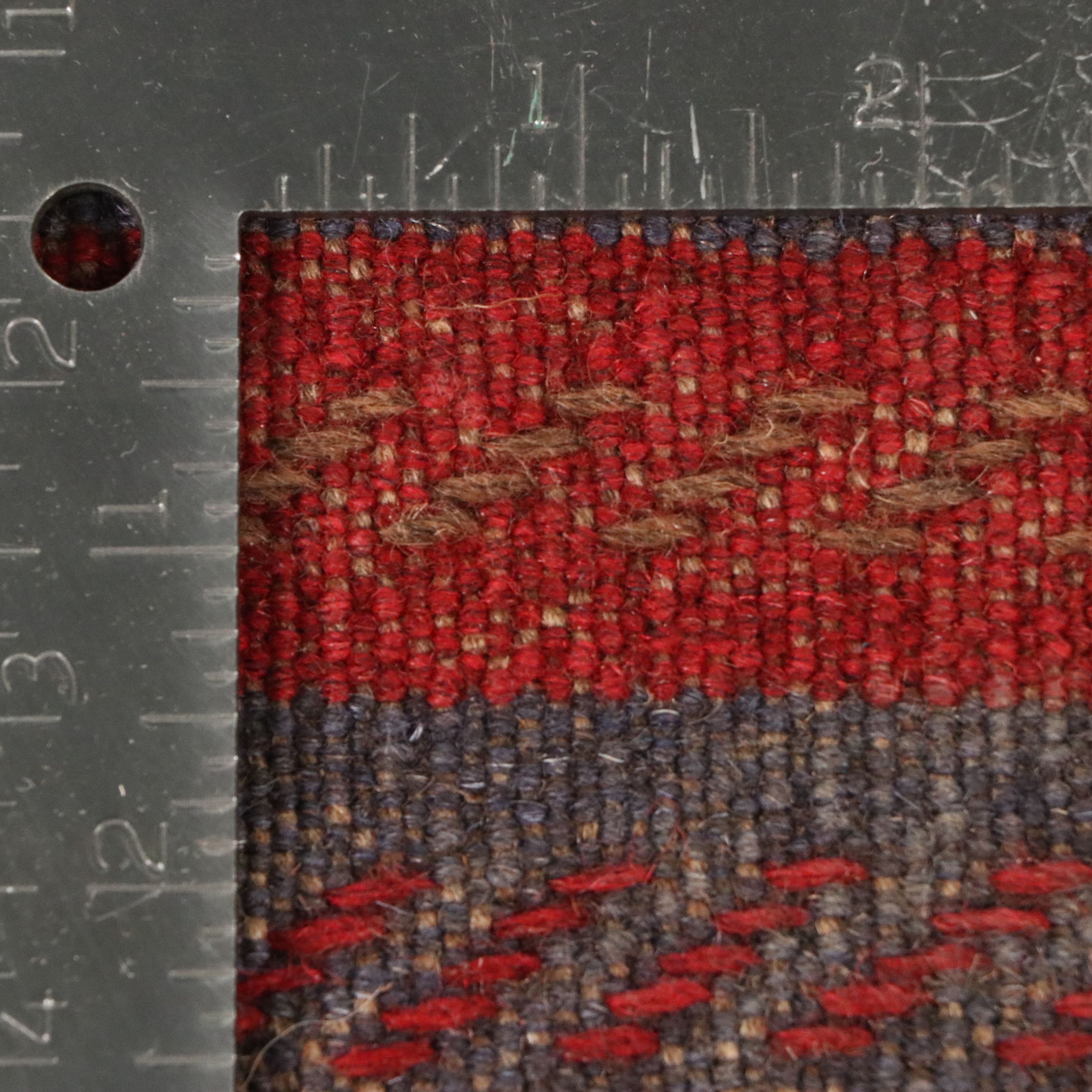 1'11 x 8' Handmade Afghan Mashwani Carpet Runner