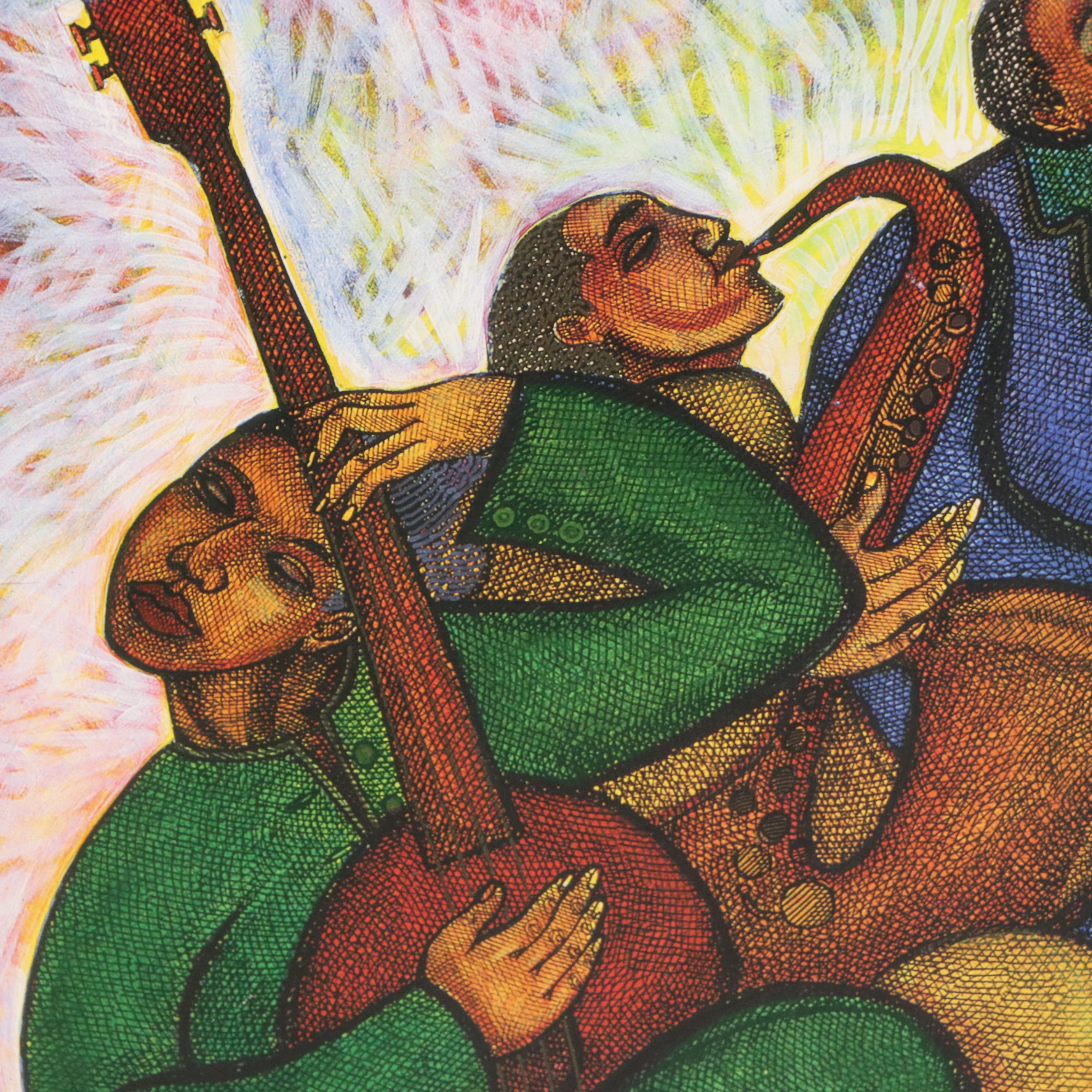 Offset Lithographs Inlcuding "Lady with a Song" After Charles Bibbs