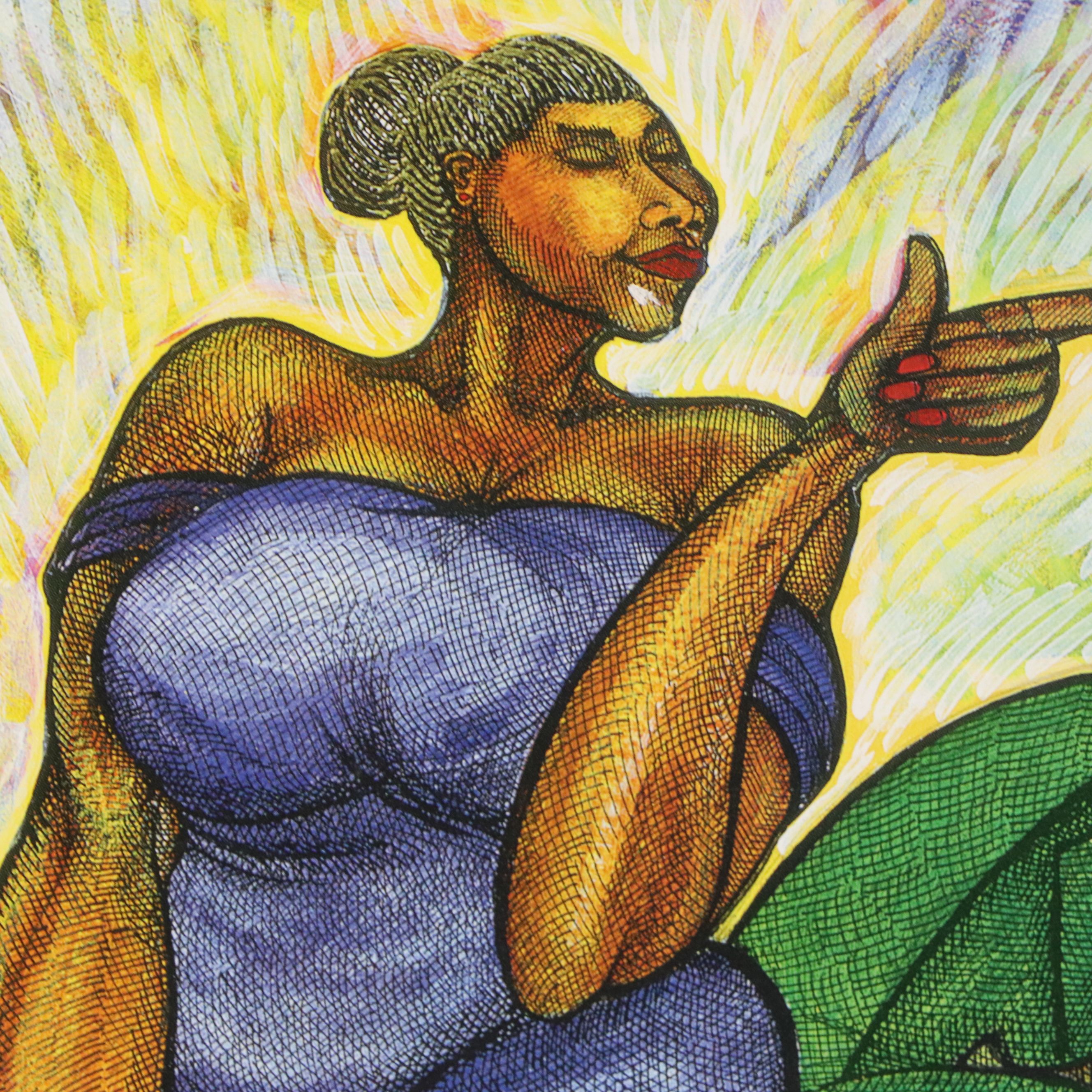 Offset Lithographs Inlcuding "Lady with a Song" After Charles Bibbs