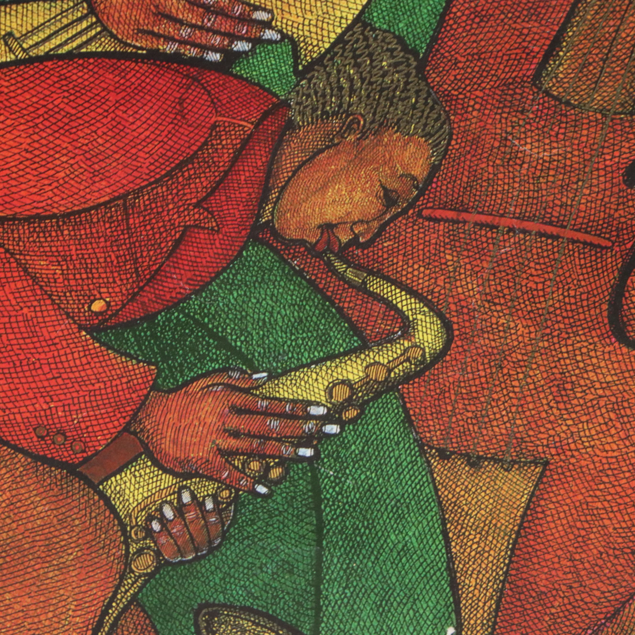 Offset Lithographs Inlcuding "Lady with a Song" After Charles Bibbs