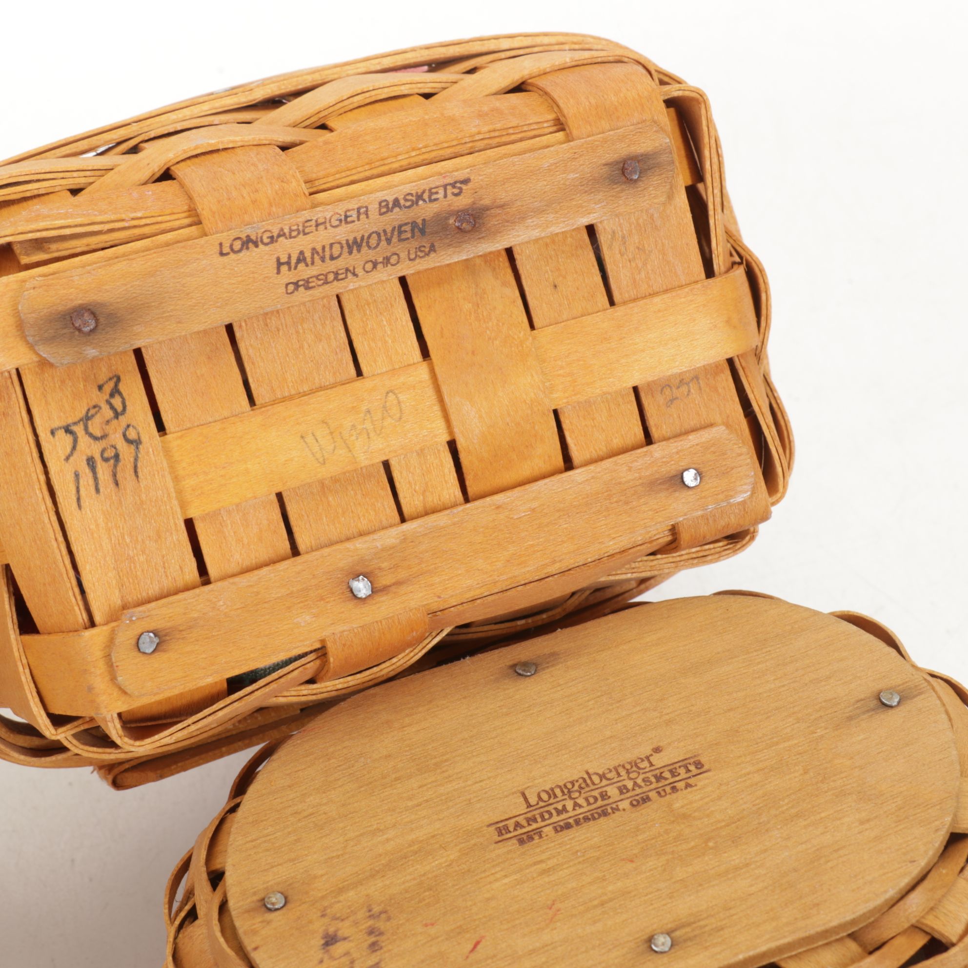 Longaberger Woven Biscuit, Fruit and Other Baskets