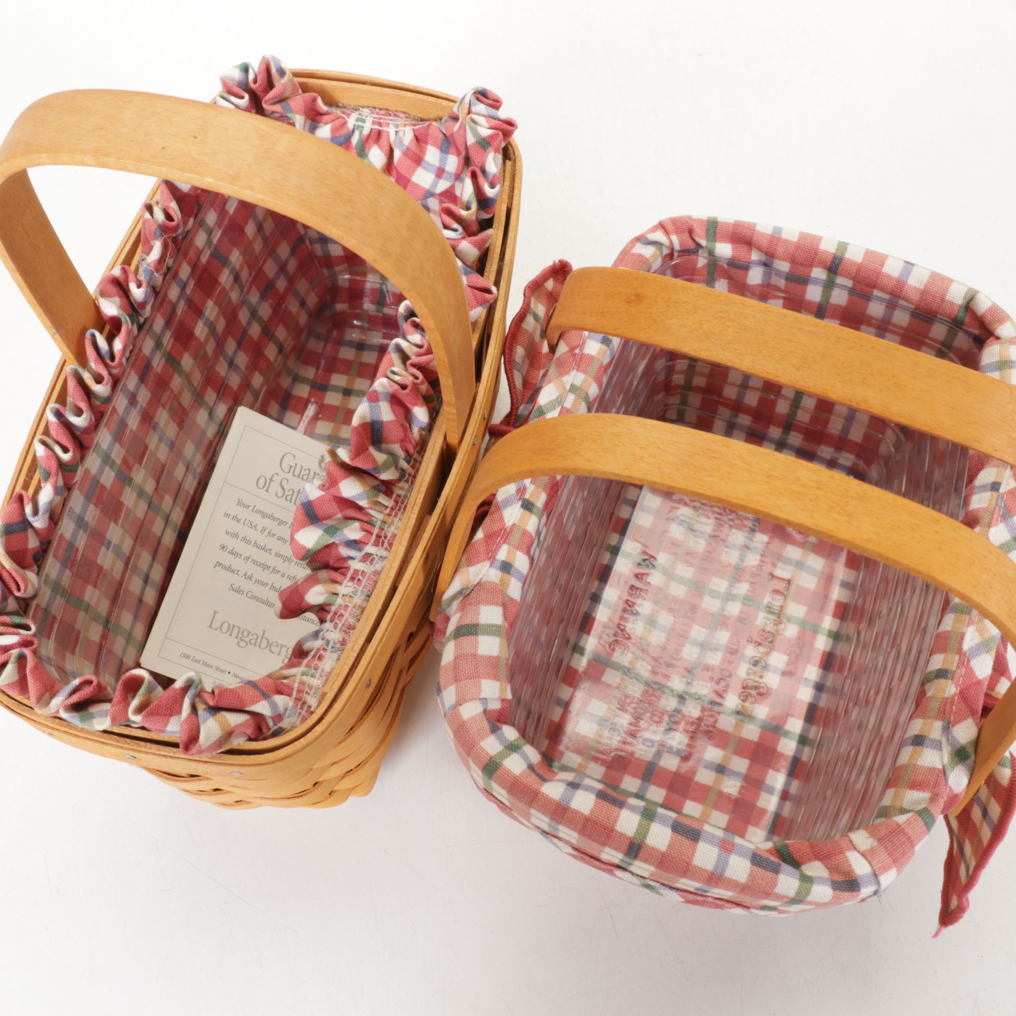 Longaberger Woven Biscuit, Fruit and Other Baskets