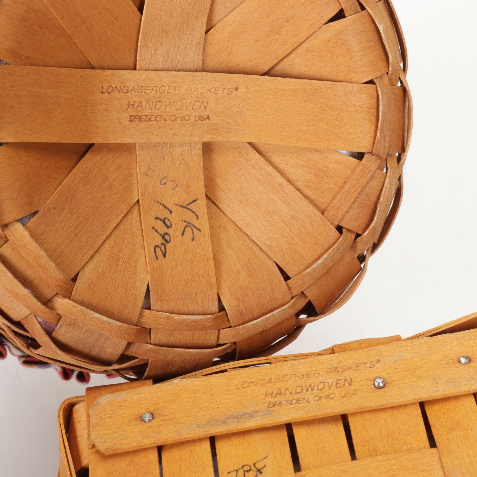 Longaberger Woven Biscuit, Fruit and Other Baskets
