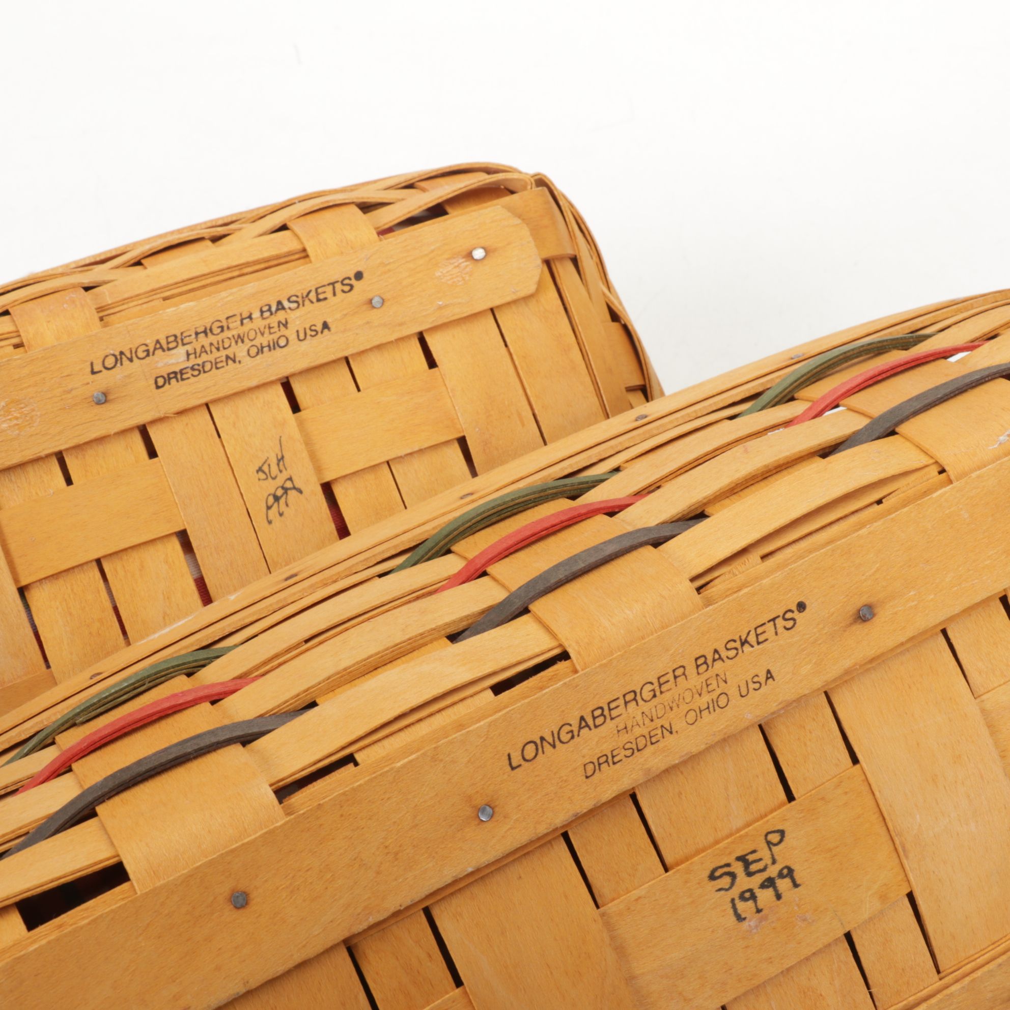 Longaberger Woven Biscuit, Fruit and Other Baskets