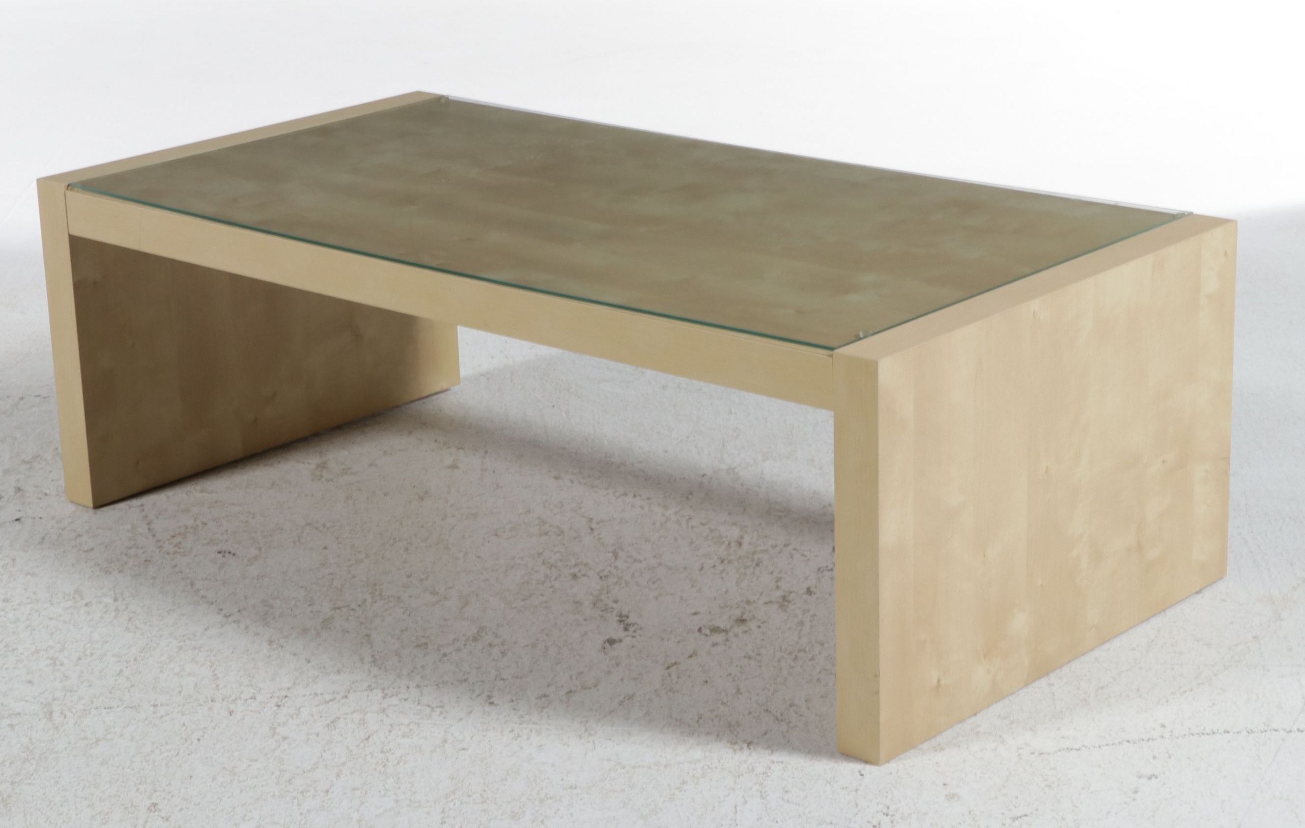 IKEA "Expedit" Coffee Table with Glass Inset, 1999