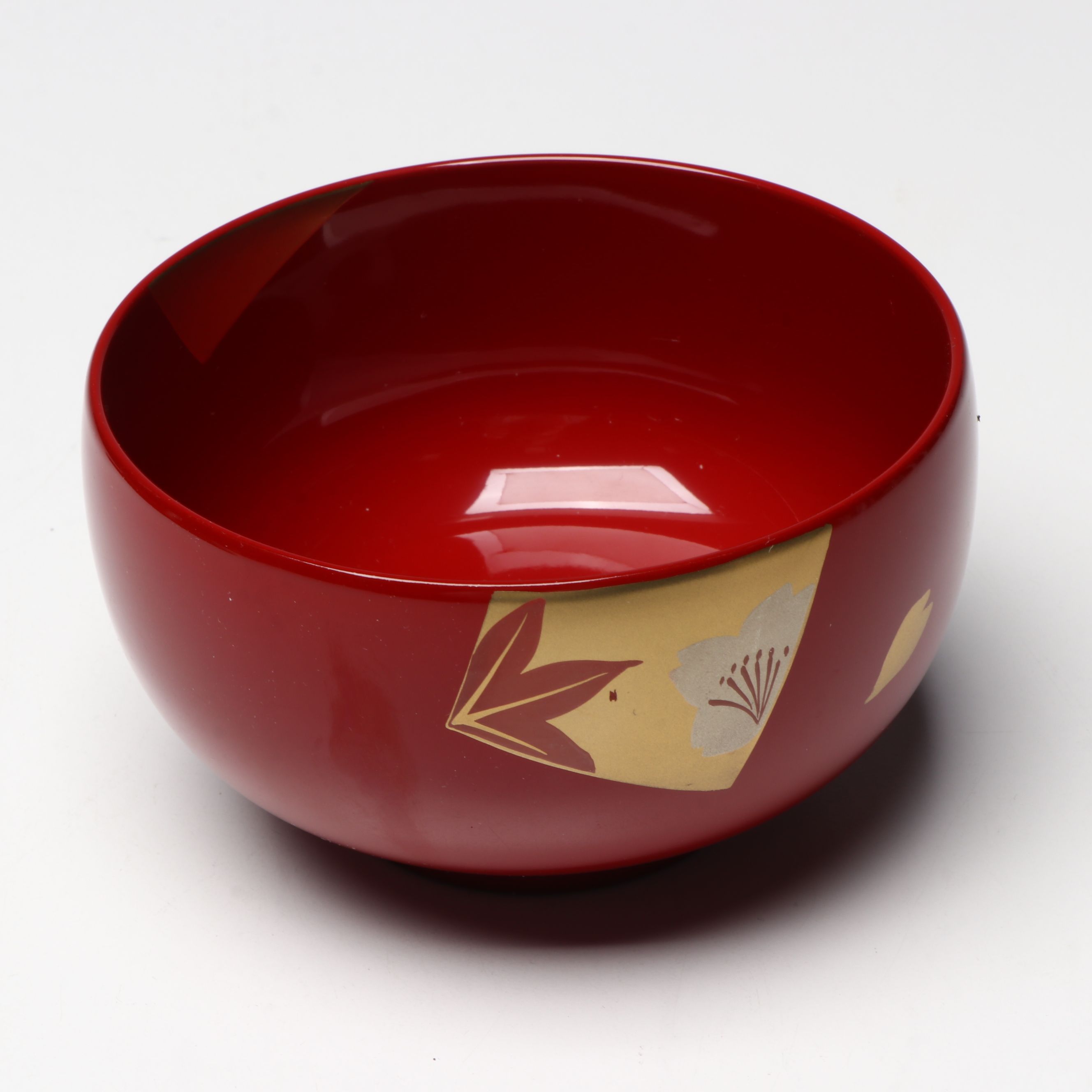 Japanese Red, Black and Gold Lacquerware Trays and More Serveware