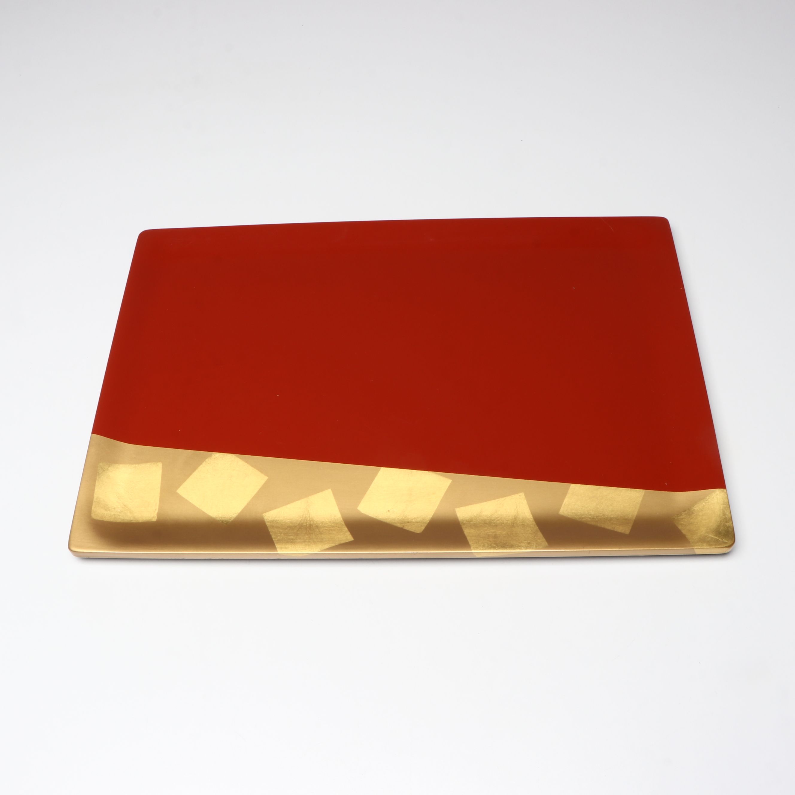 Japanese Red, Black and Gold Lacquerware Trays and More Serveware