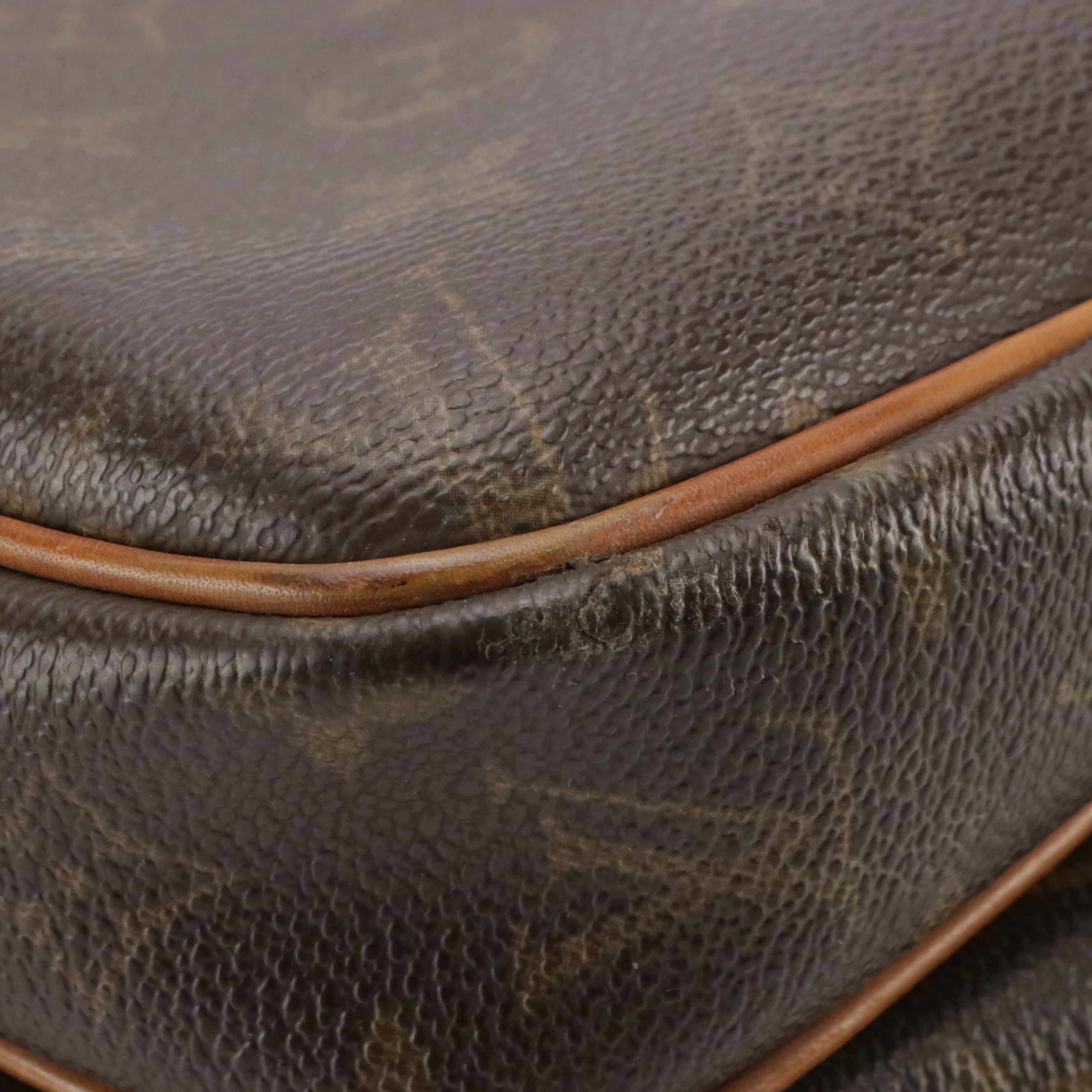 Louis Vuitton Reporter PM Crossbody Bag in Monogram Canvas and Leather Trim