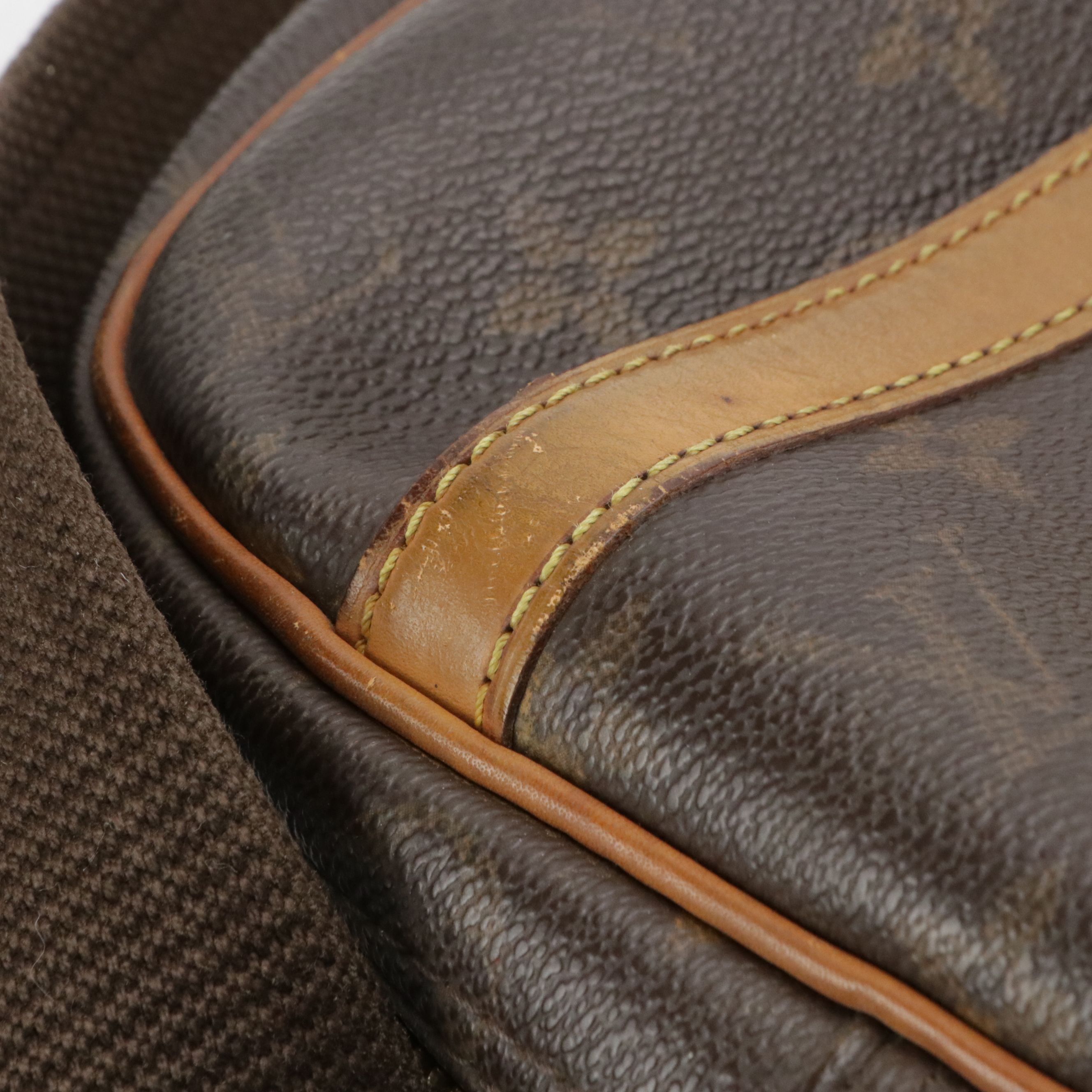 Louis Vuitton Reporter PM Crossbody Bag in Monogram Canvas and Leather Trim