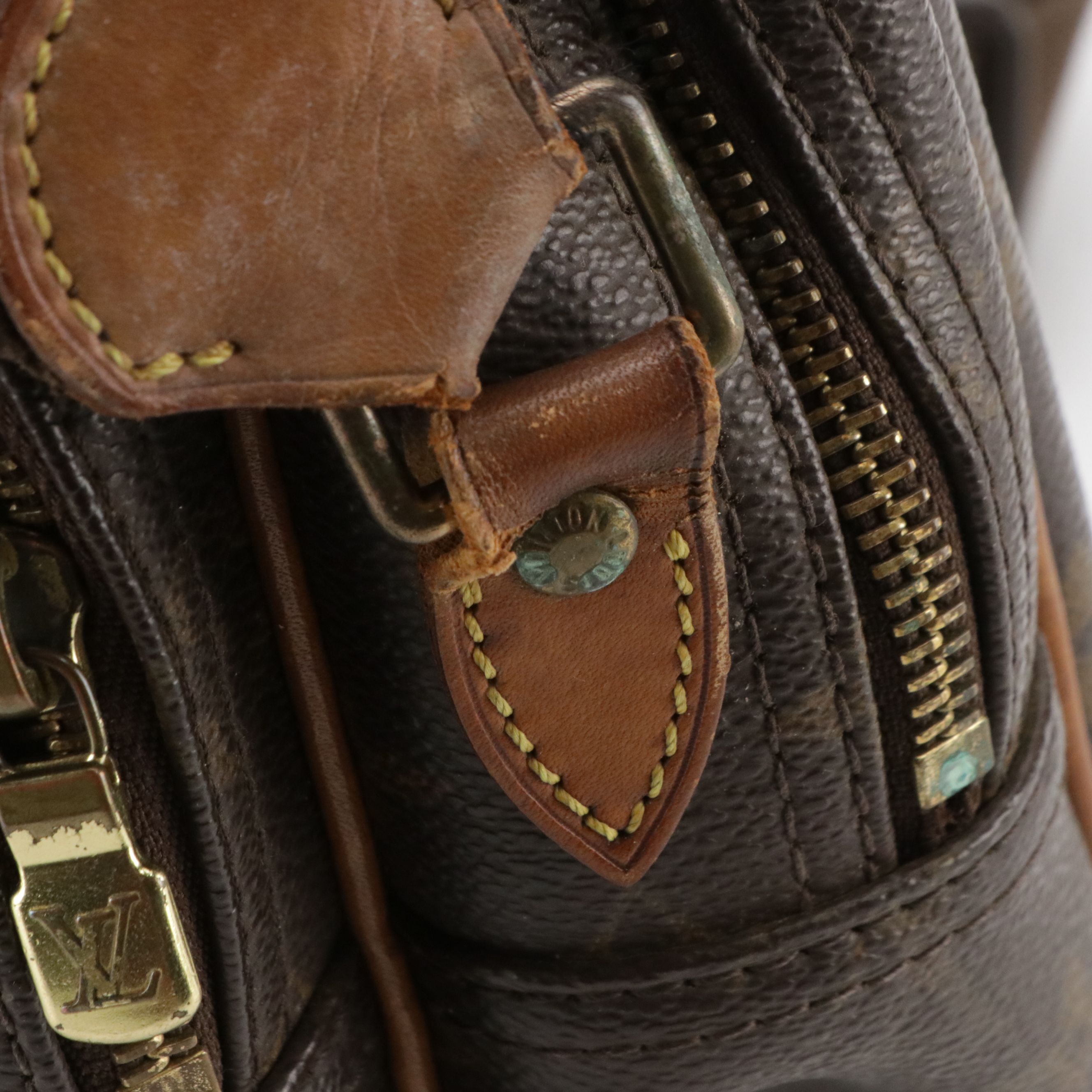 Louis Vuitton Reporter PM Crossbody Bag in Monogram Canvas and Leather Trim