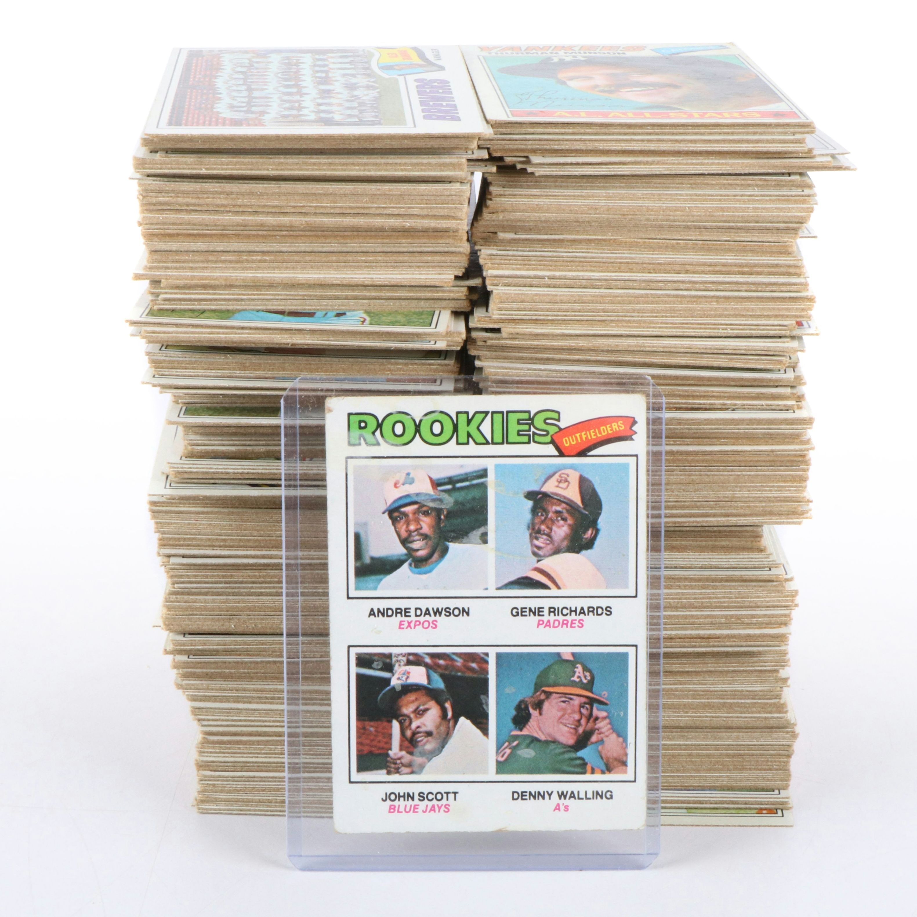 1977 Topps Complete Baseball Card Set Featuring Andre Dawson Rookie and More