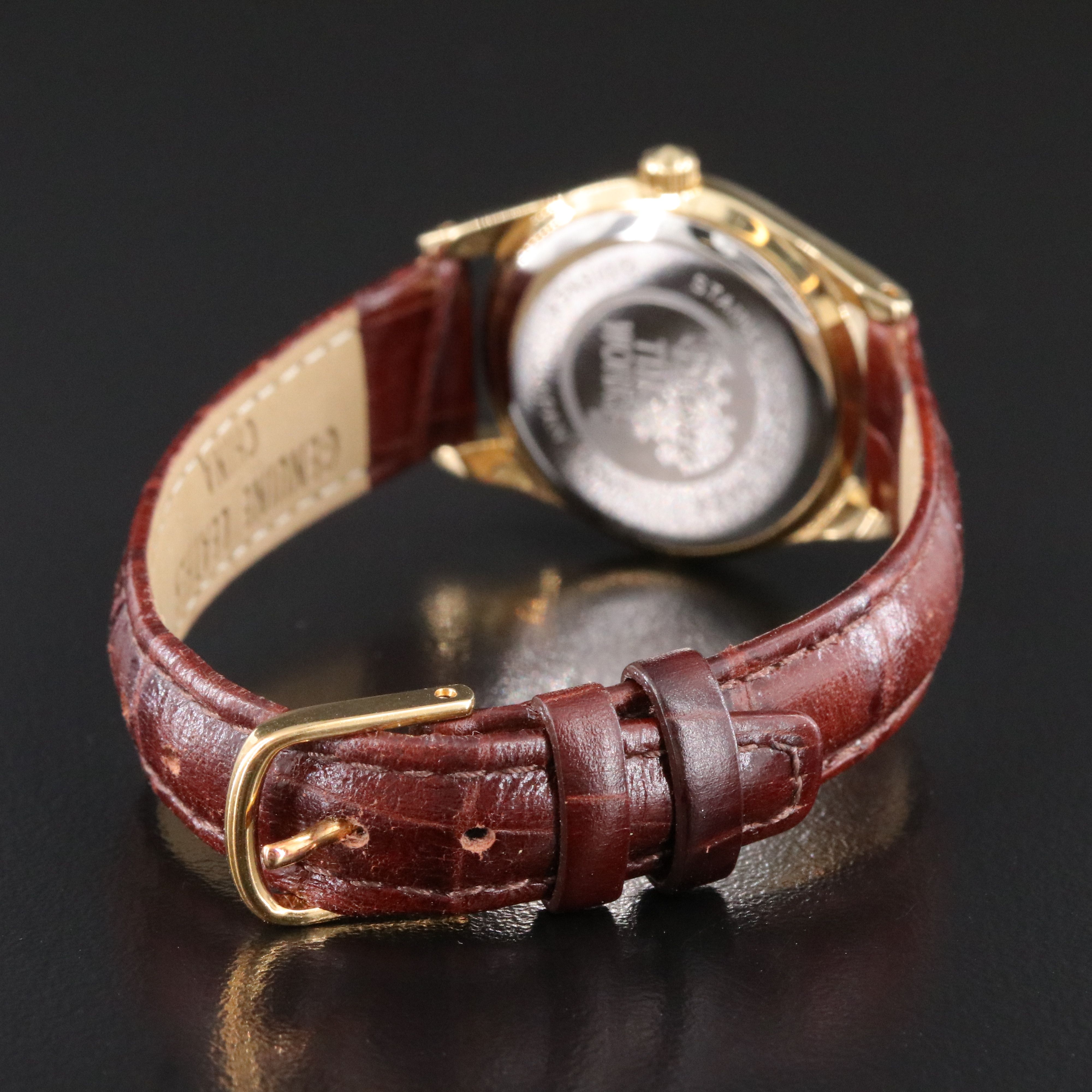 Disney's Minnie Mouse Gold-Tone Quartz Watch