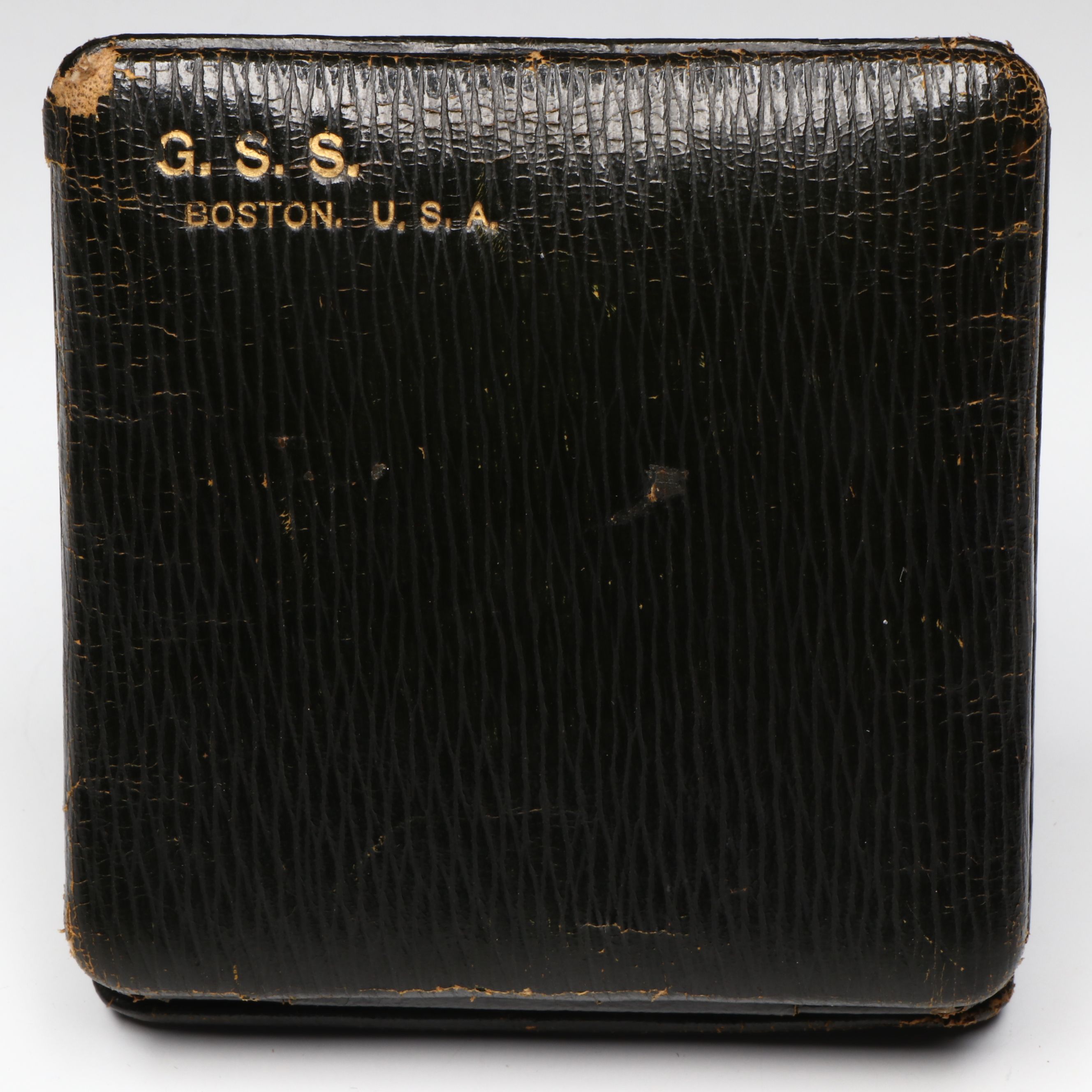 Antique J.C. Vickery English Barometer in Leather Case, Late 19th/Early 20th C.