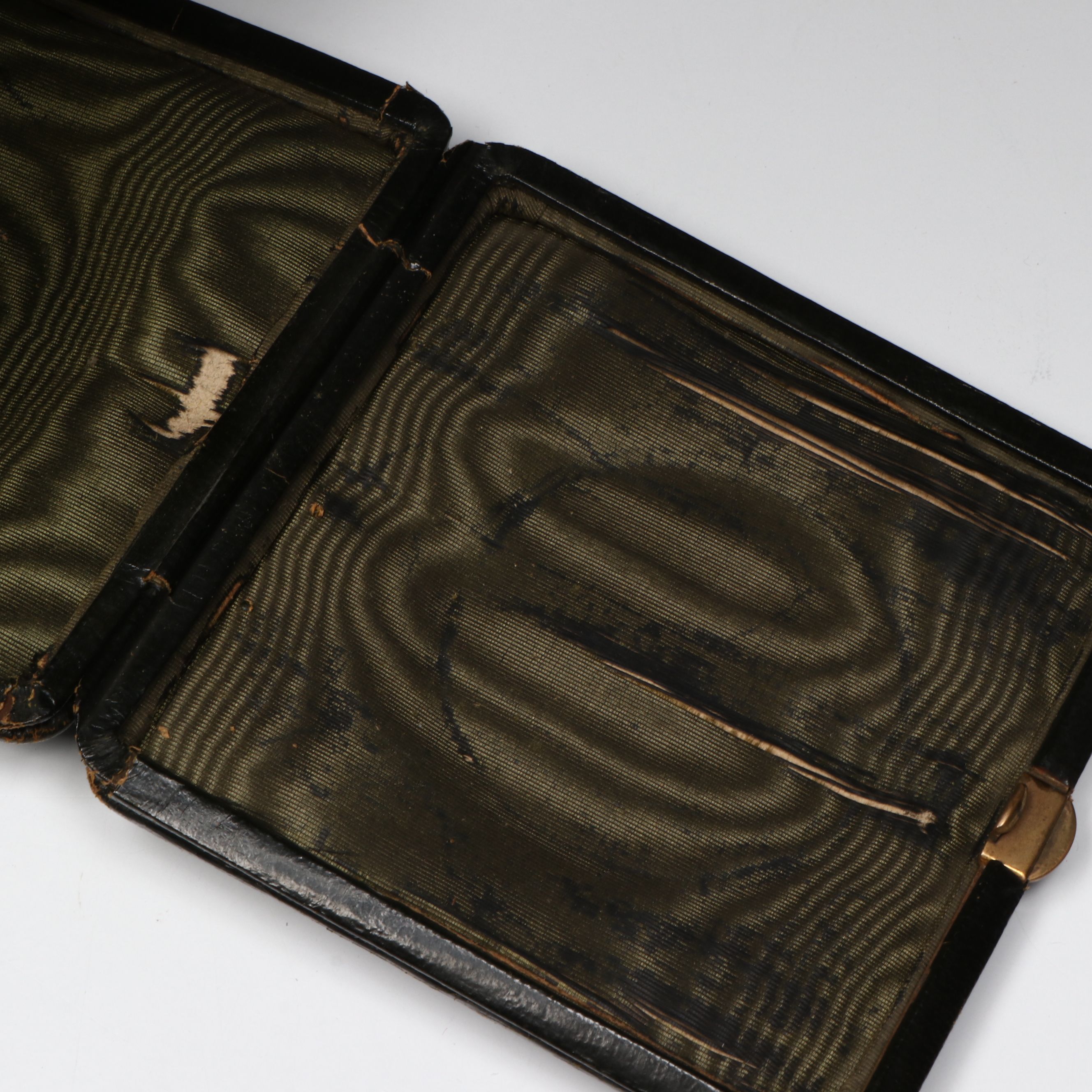 Antique J.C. Vickery English Barometer in Leather Case, Late 19th/Early 20th C.