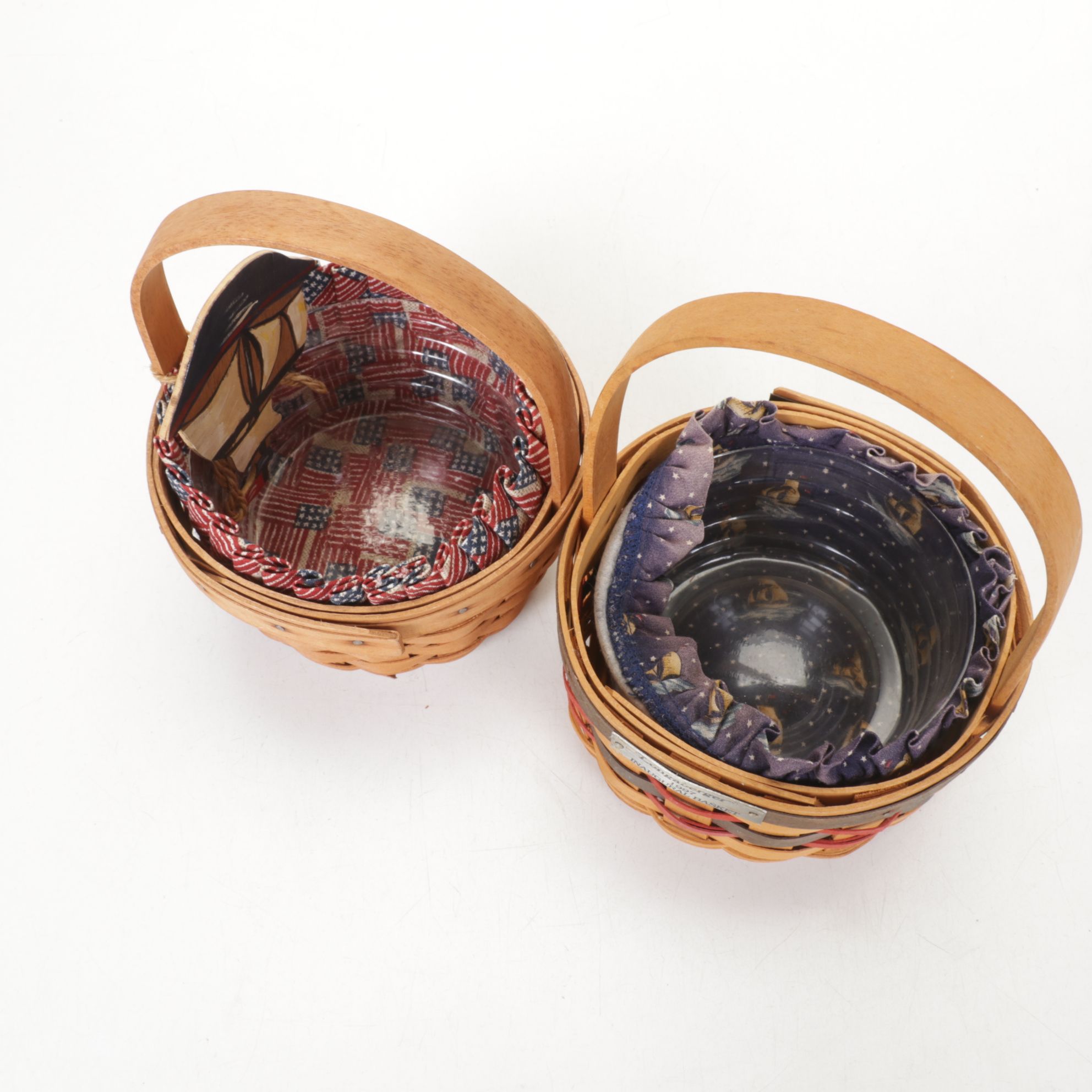 Longaberger Inaugural Baskets with Fourth of July & More Patriotic Woven Baskets