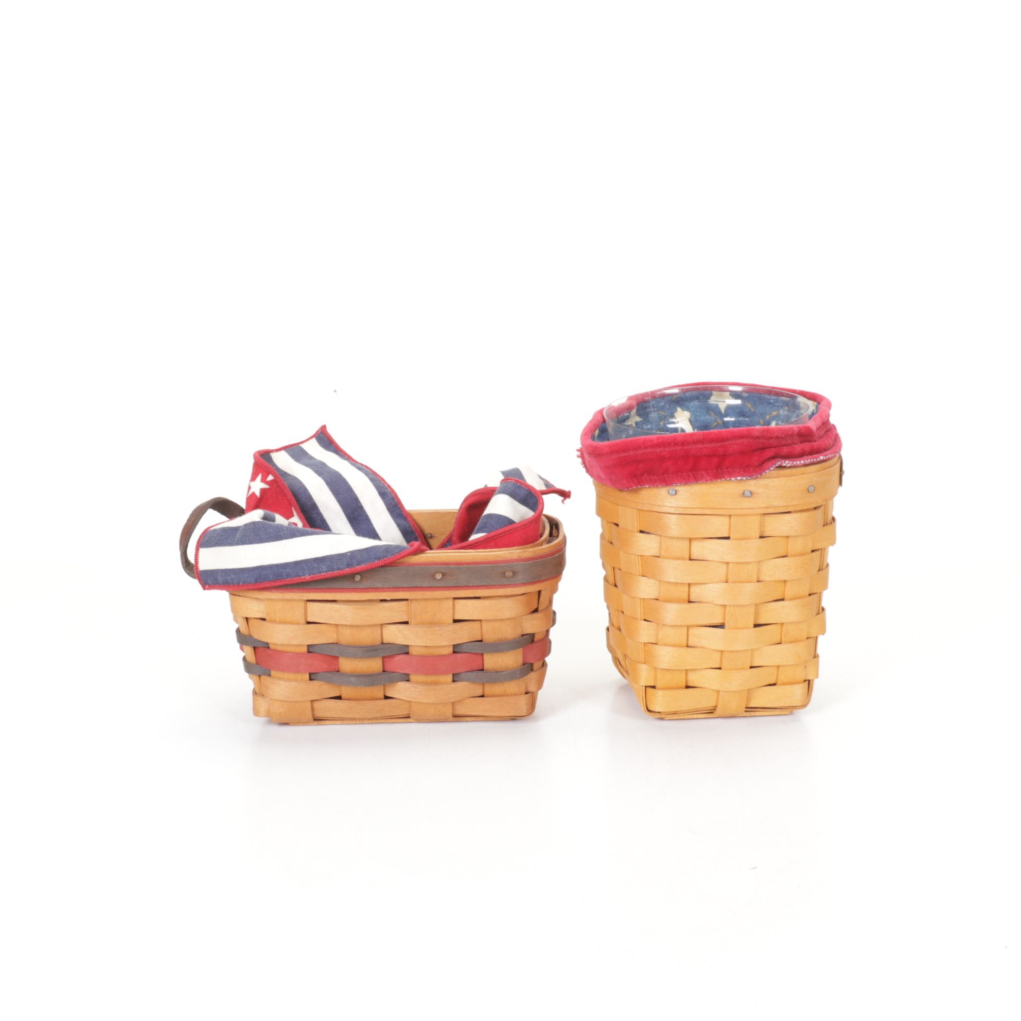 Longaberger Inaugural Baskets with Fourth of July & More Patriotic Woven Baskets