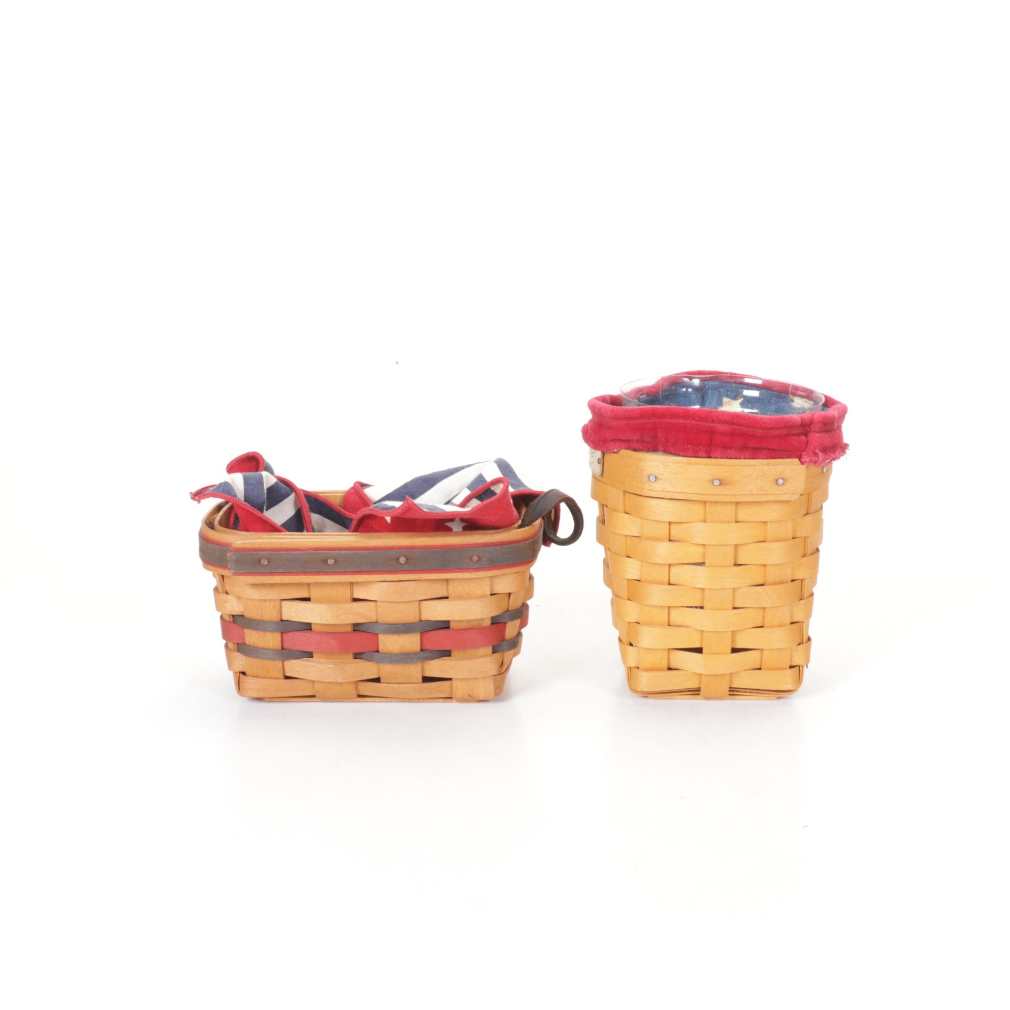 Longaberger Inaugural Baskets with Fourth of July & More Patriotic Woven Baskets