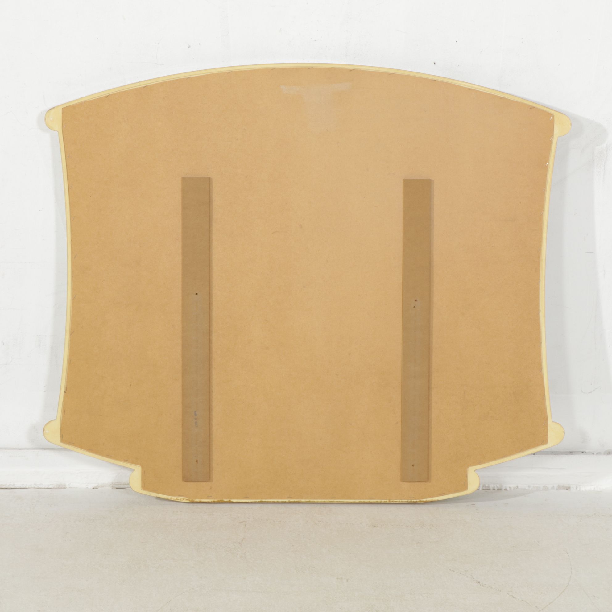 Italian Postmodernist Creamy Pearl Dresser with Mirror & Nightstand